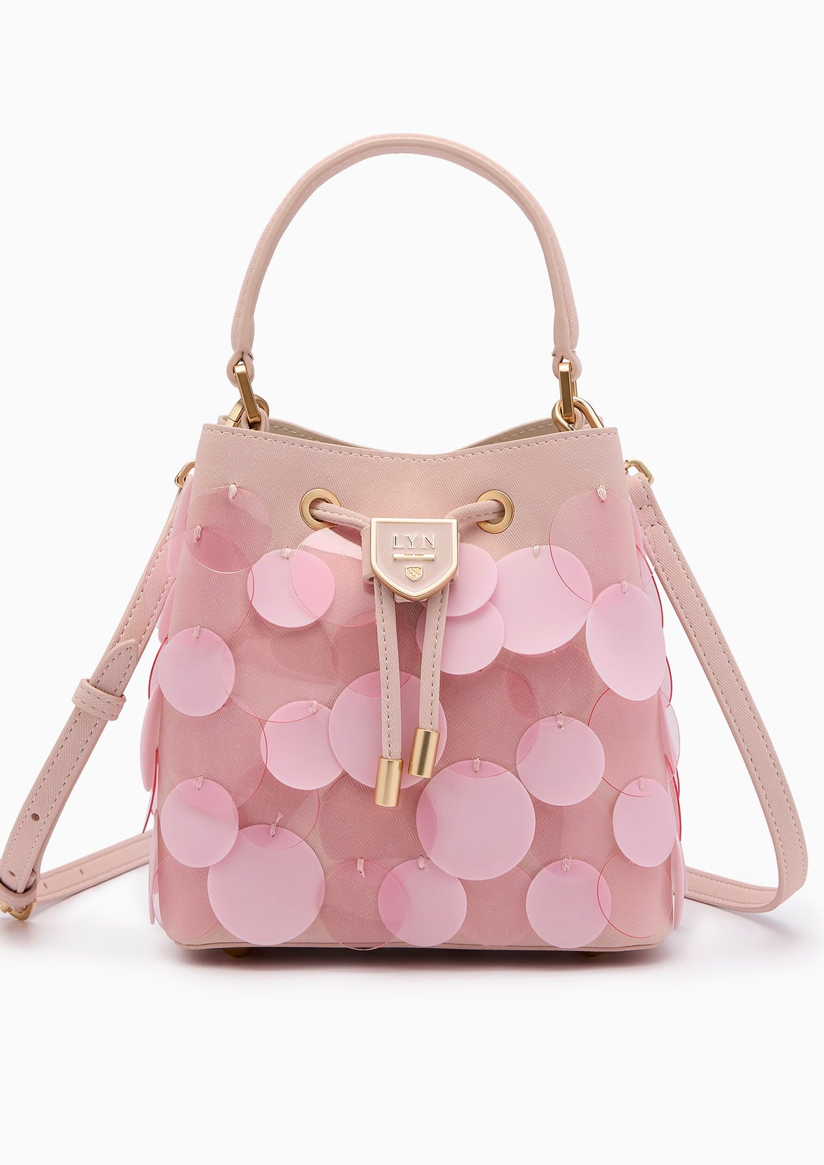 Re-Edit Blink Carina S Bucket Bag Light Pink