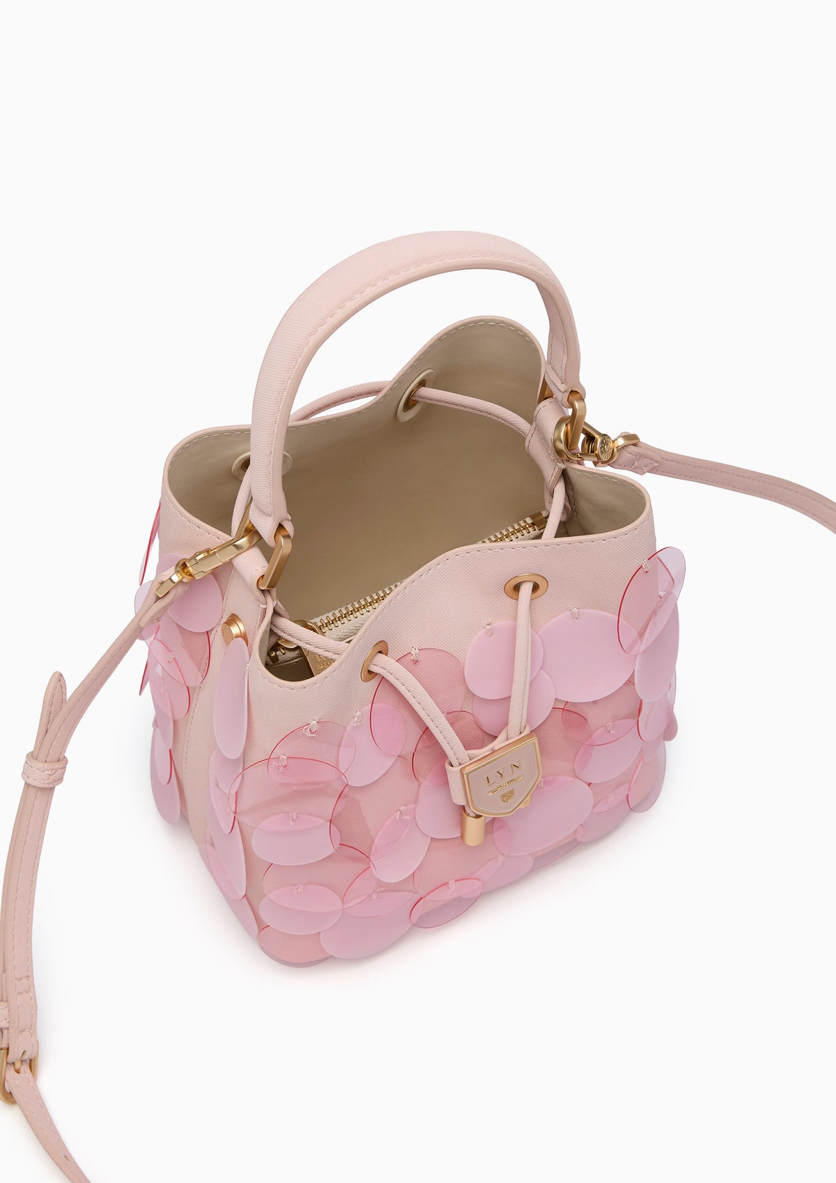 Re-Edit Blink Carina S Bucket Bag Light Pink