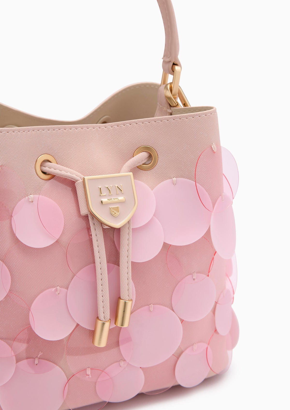 Re-Edit Blink Carina S Bucket Bag Light Pink