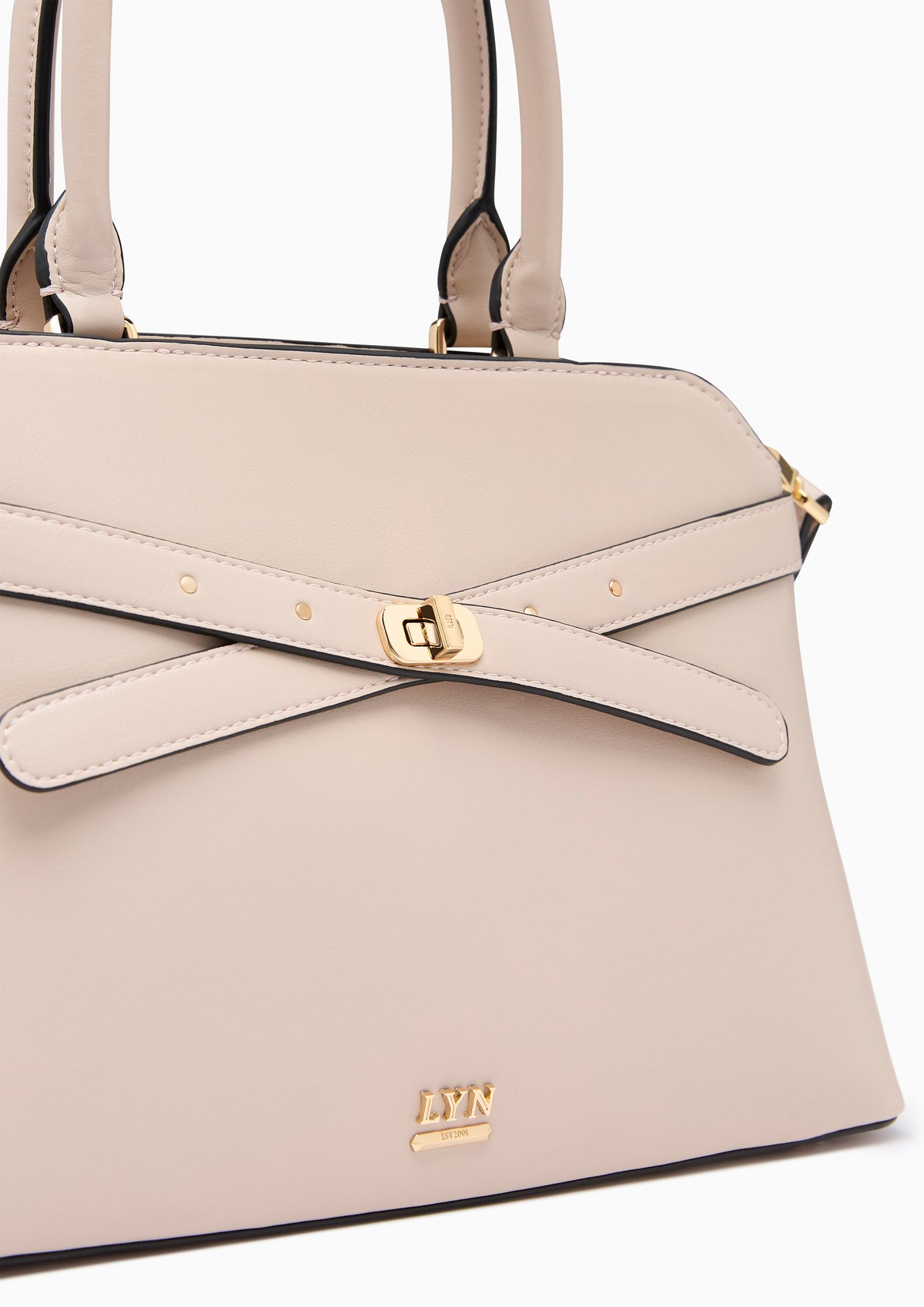 Ella L Top Handle Bag Taupe