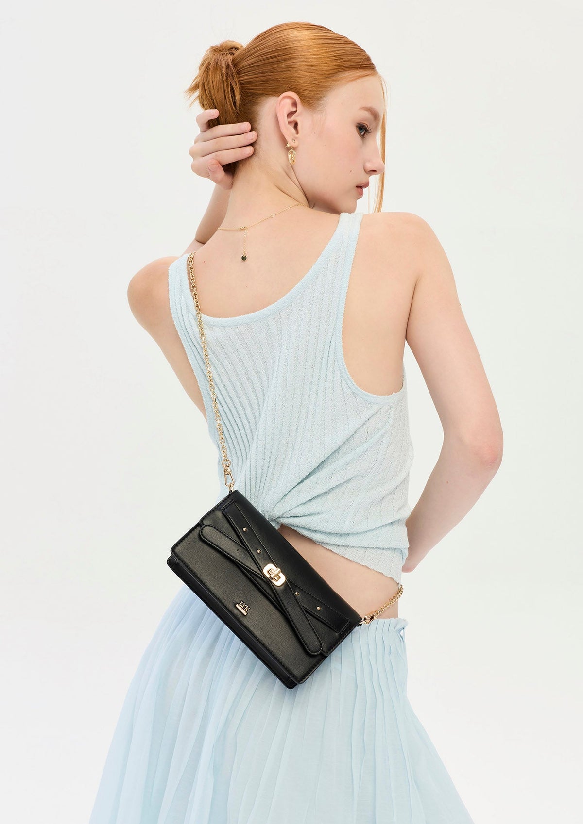 Ella S Top Crossbody Bag Black
