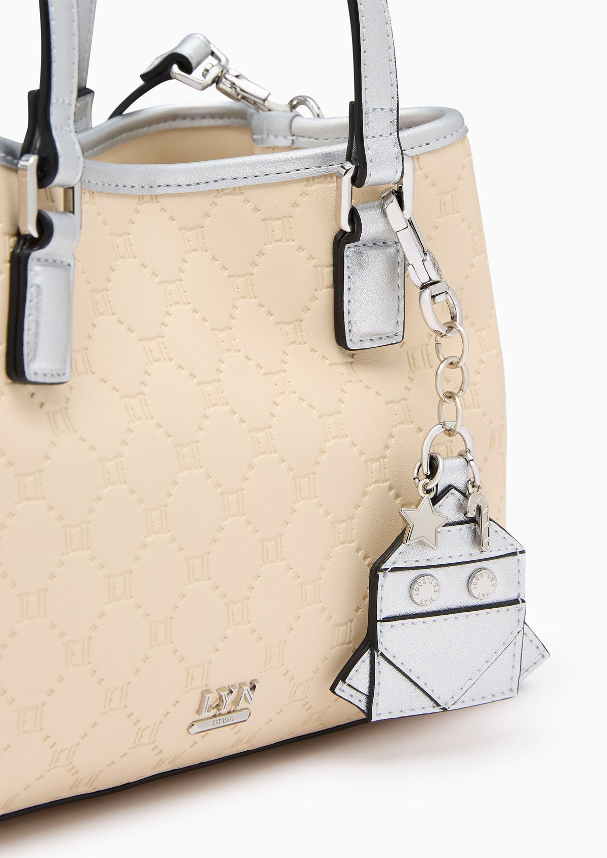 Frosty M Tote Bag Beige