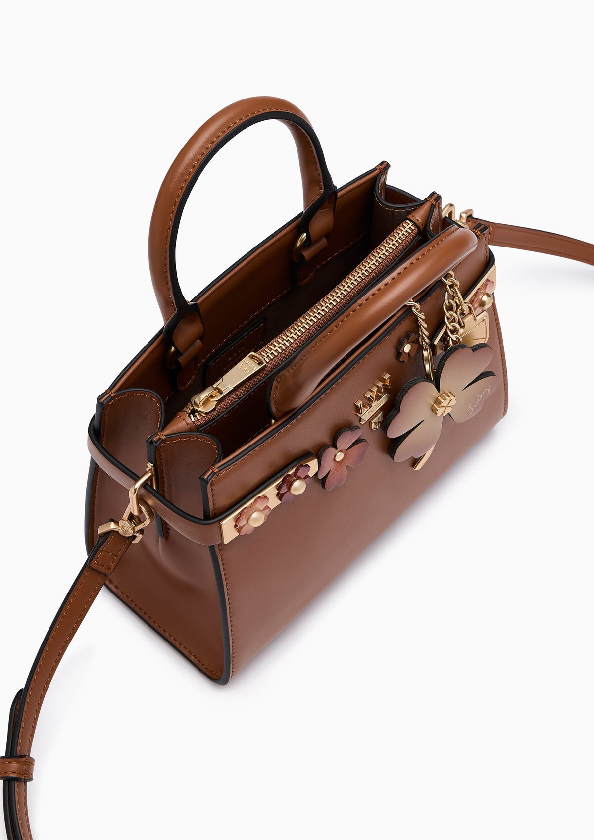 Re-Edit Manifest Fineness S Top Handle Bag Brown