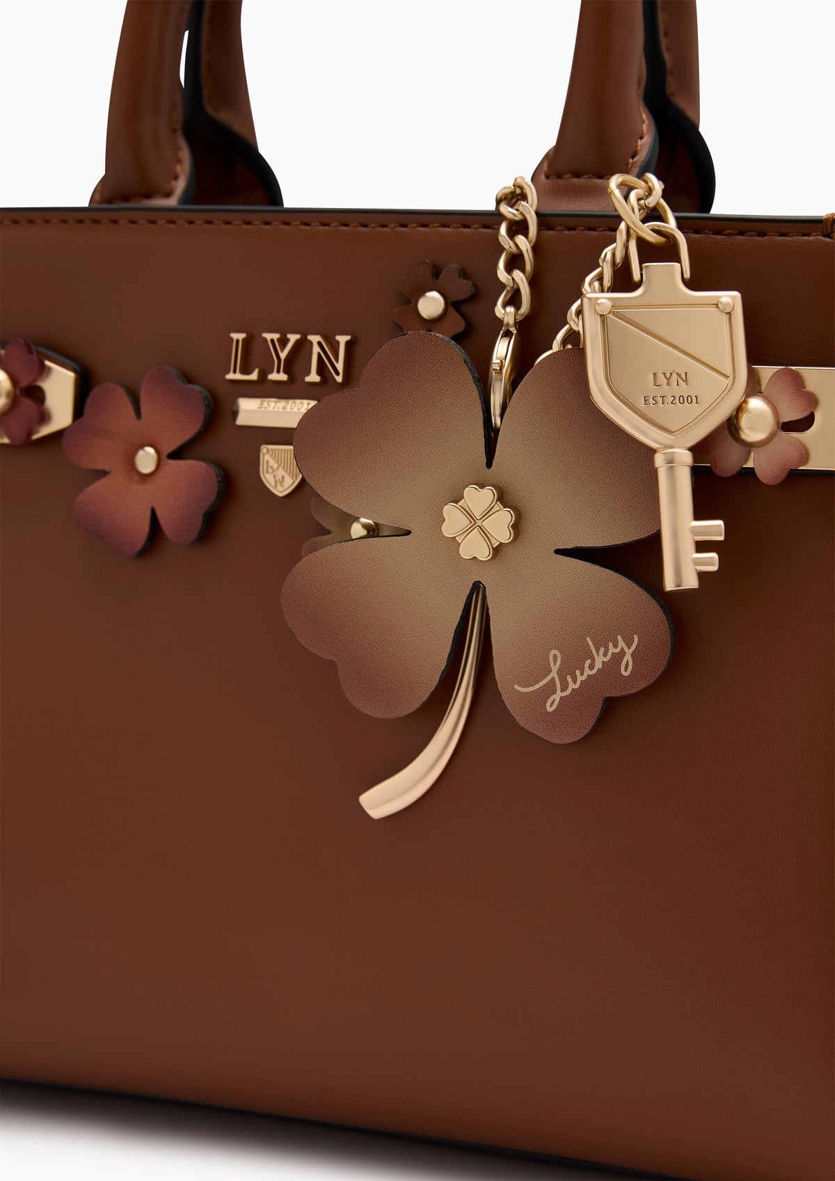 Re-Edit Manifest Fineness S Top Handle Bag Brown