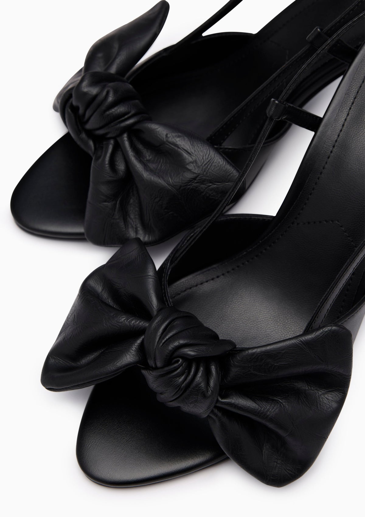 Babie Infinite Slingback Heels Black