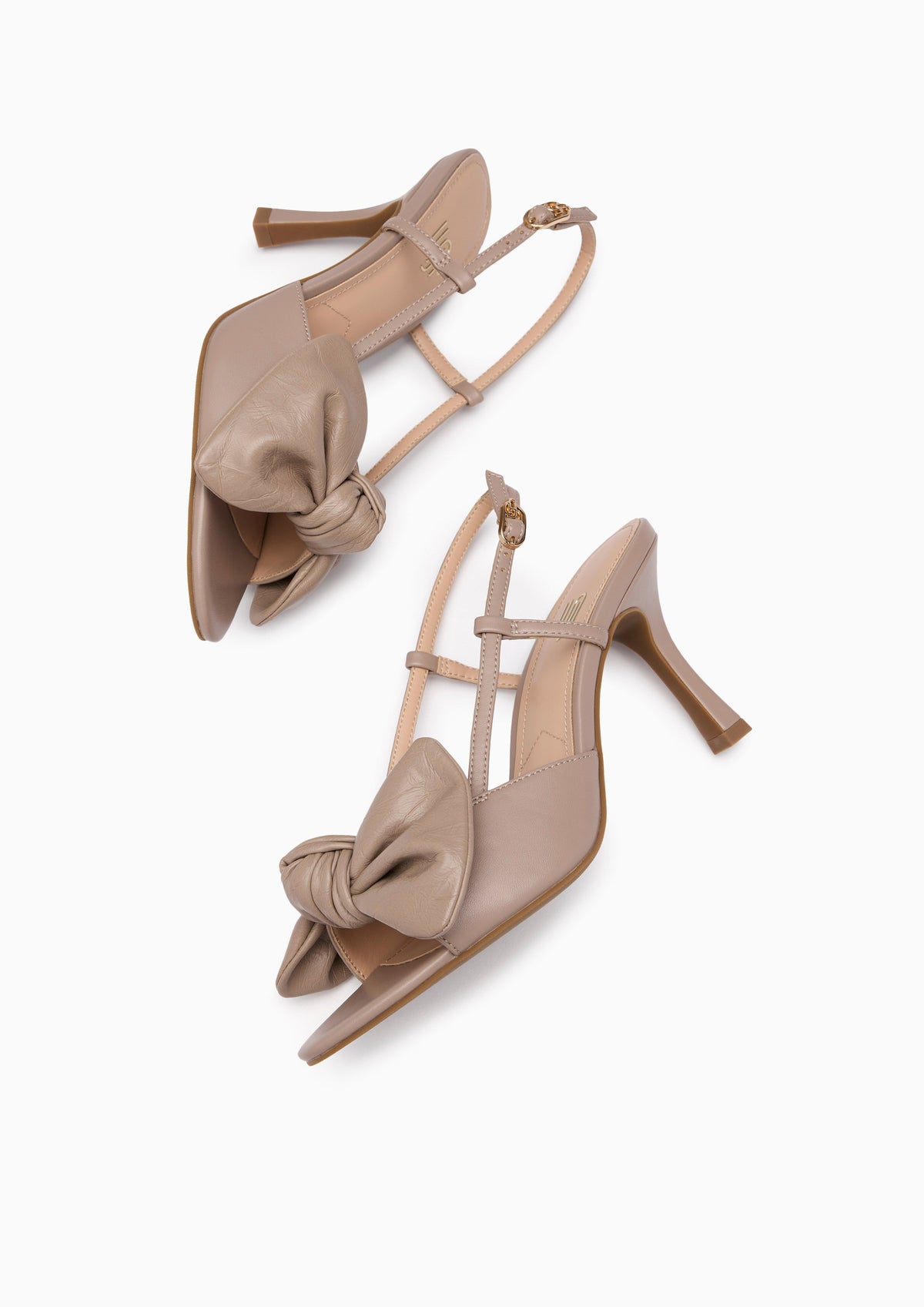 Babie Infinite Slingback Heels Taupe