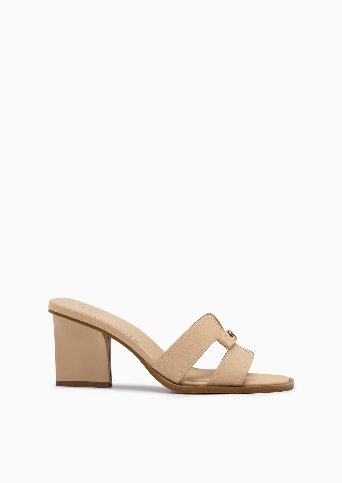 Hey Sleek Heeled Sandal Beige