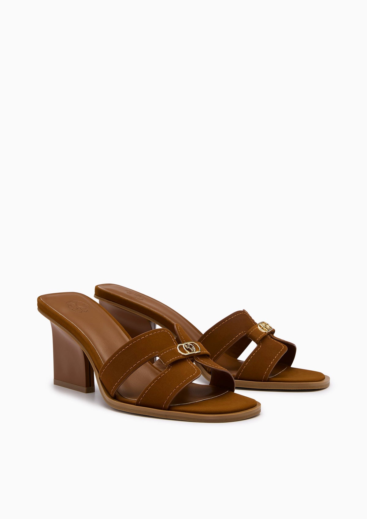Hey Sleek Heeled Sandal Brown