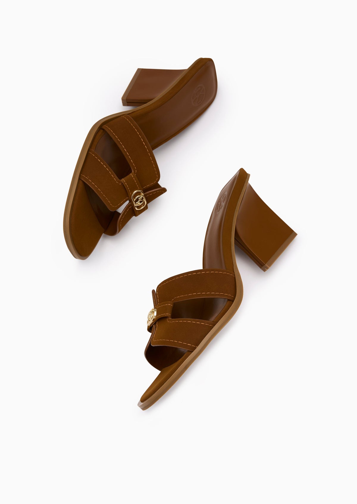Hey Sleek Heeled Sandal Brown