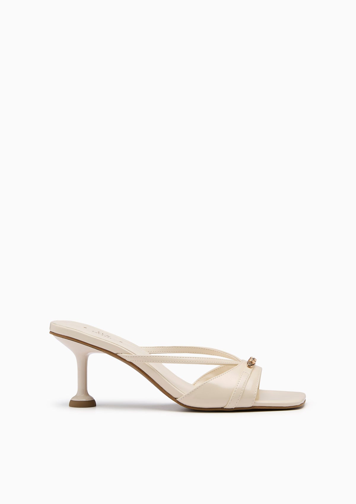 Master Strapy Mid Heel Ivory