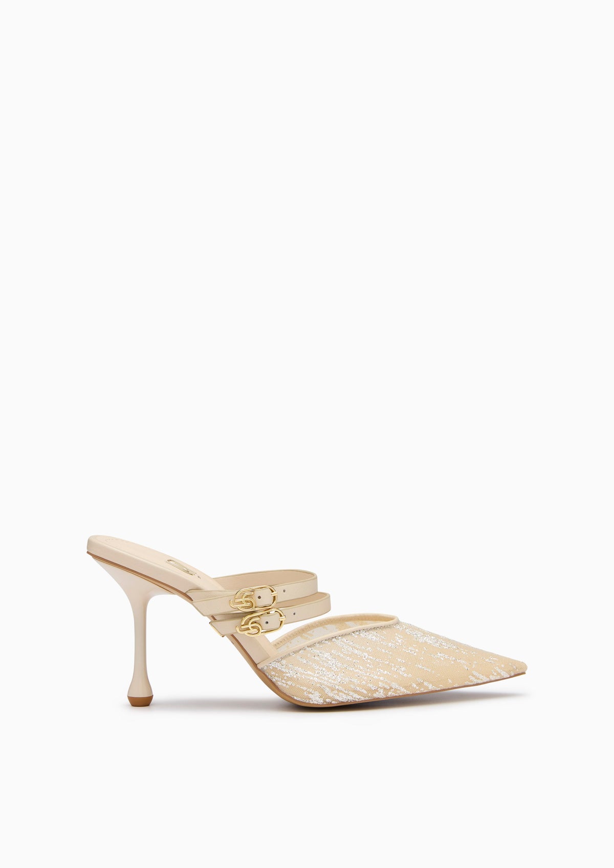 Marco Infinite Mid Heel Mule Beige