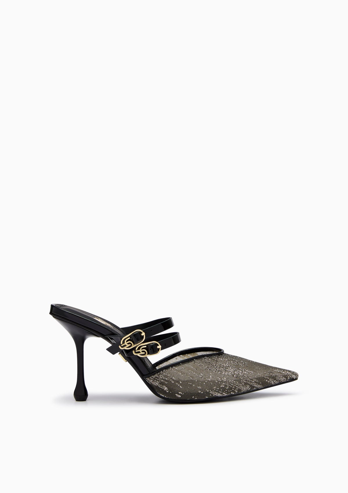 Marco Infinite Mid Heel Mule Black