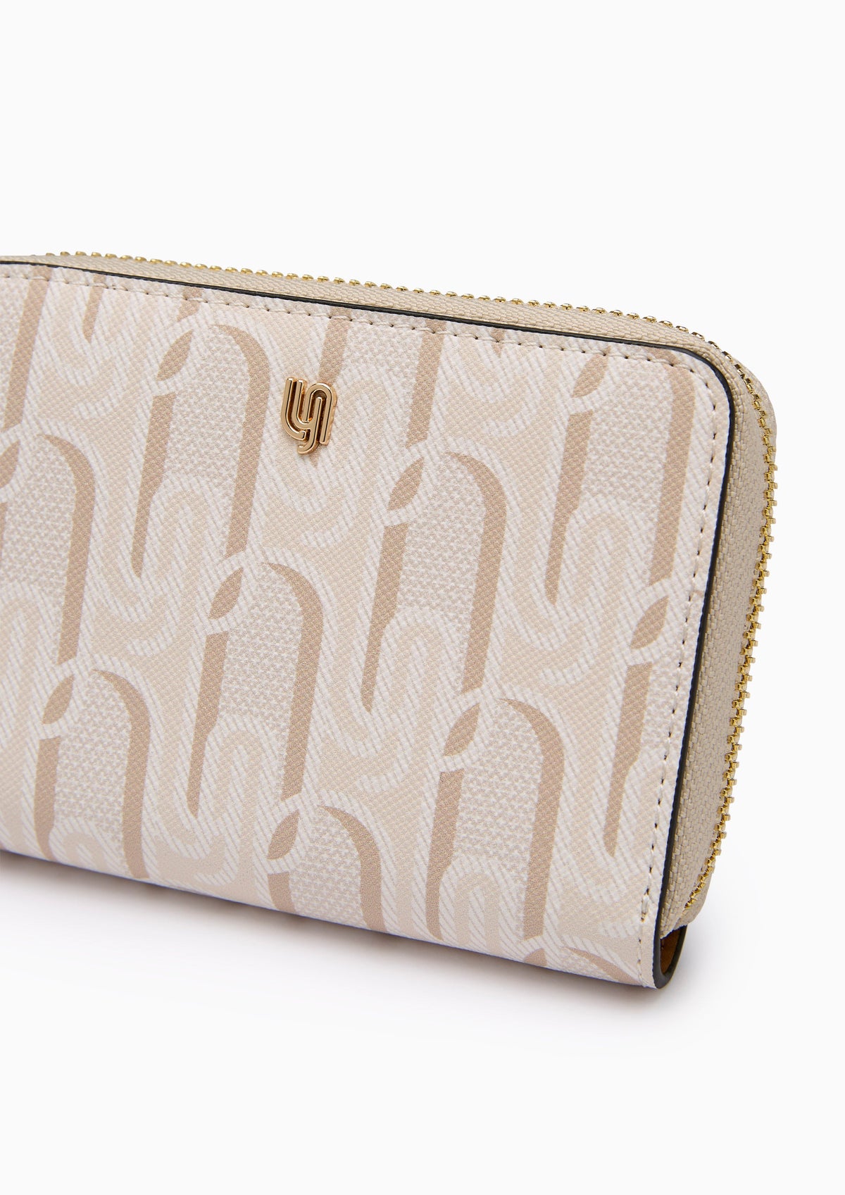 Phiona Infinite Short Wallet Printed Beige