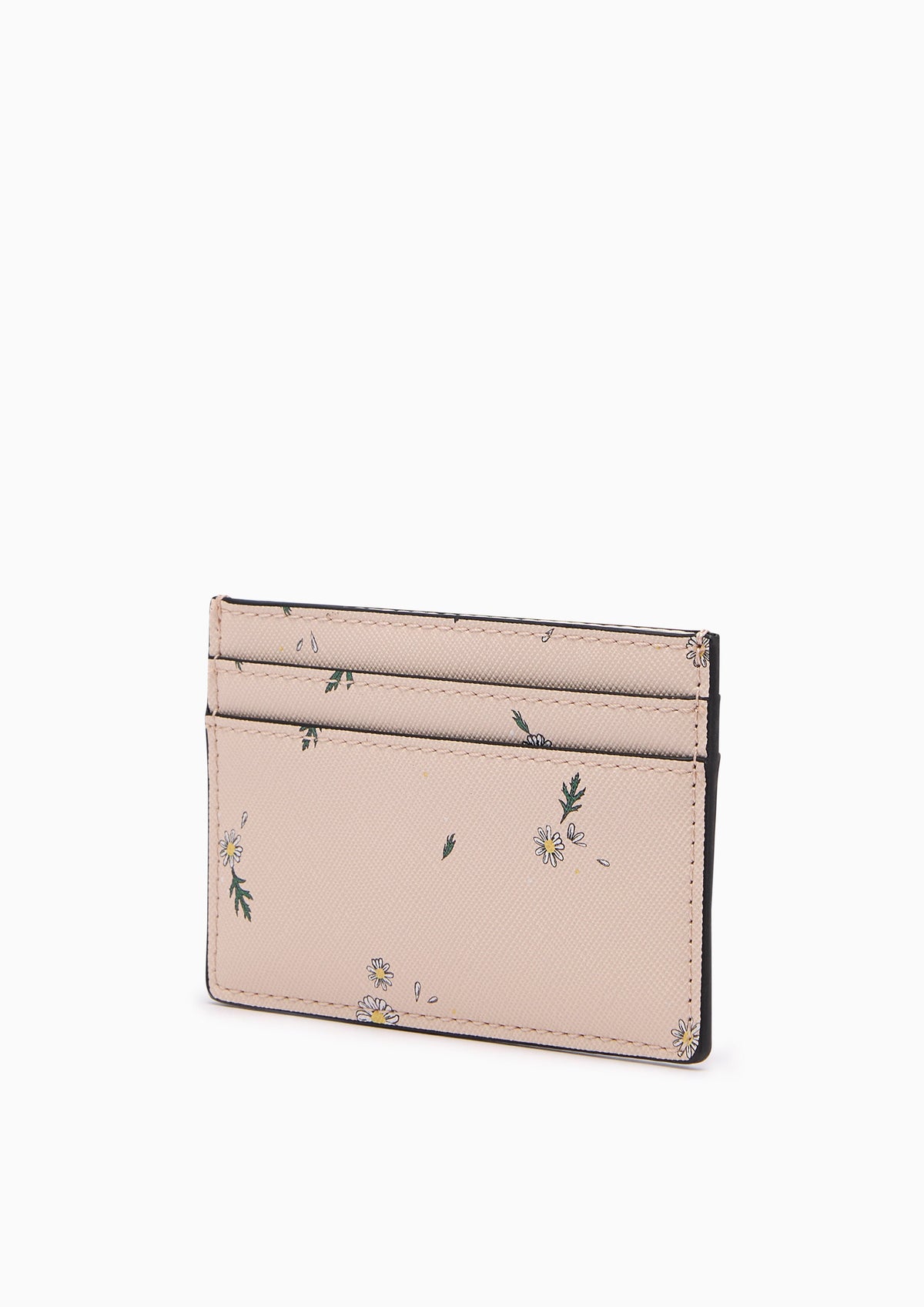 Re-Edit Daisy Card Holder Printed Beige