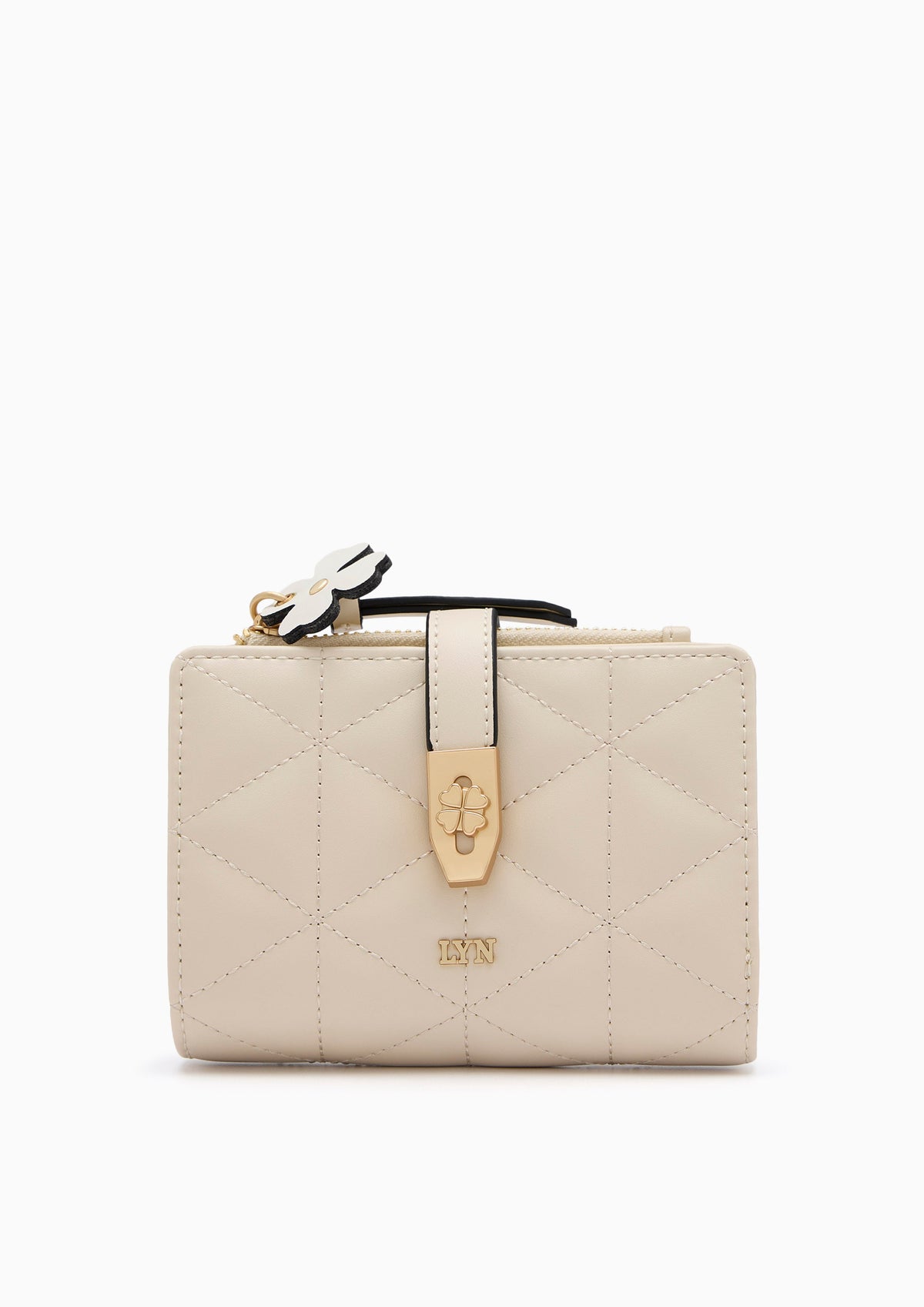 Re-Edit Manifest Q Semi Long Wallet Beige