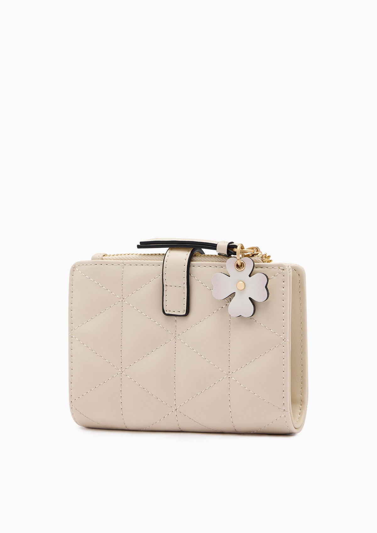 Re-Edit Manifest Q Semi Long Wallet Beige