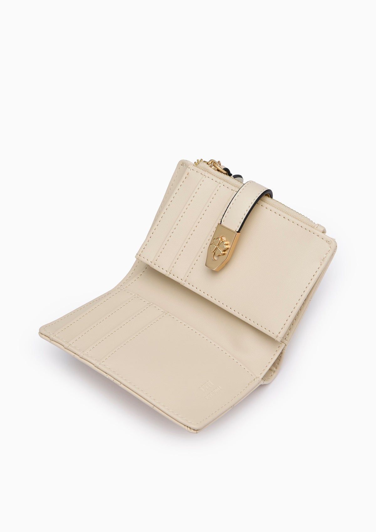 Re-Edit Manifest Q Semi Long Wallet Beige