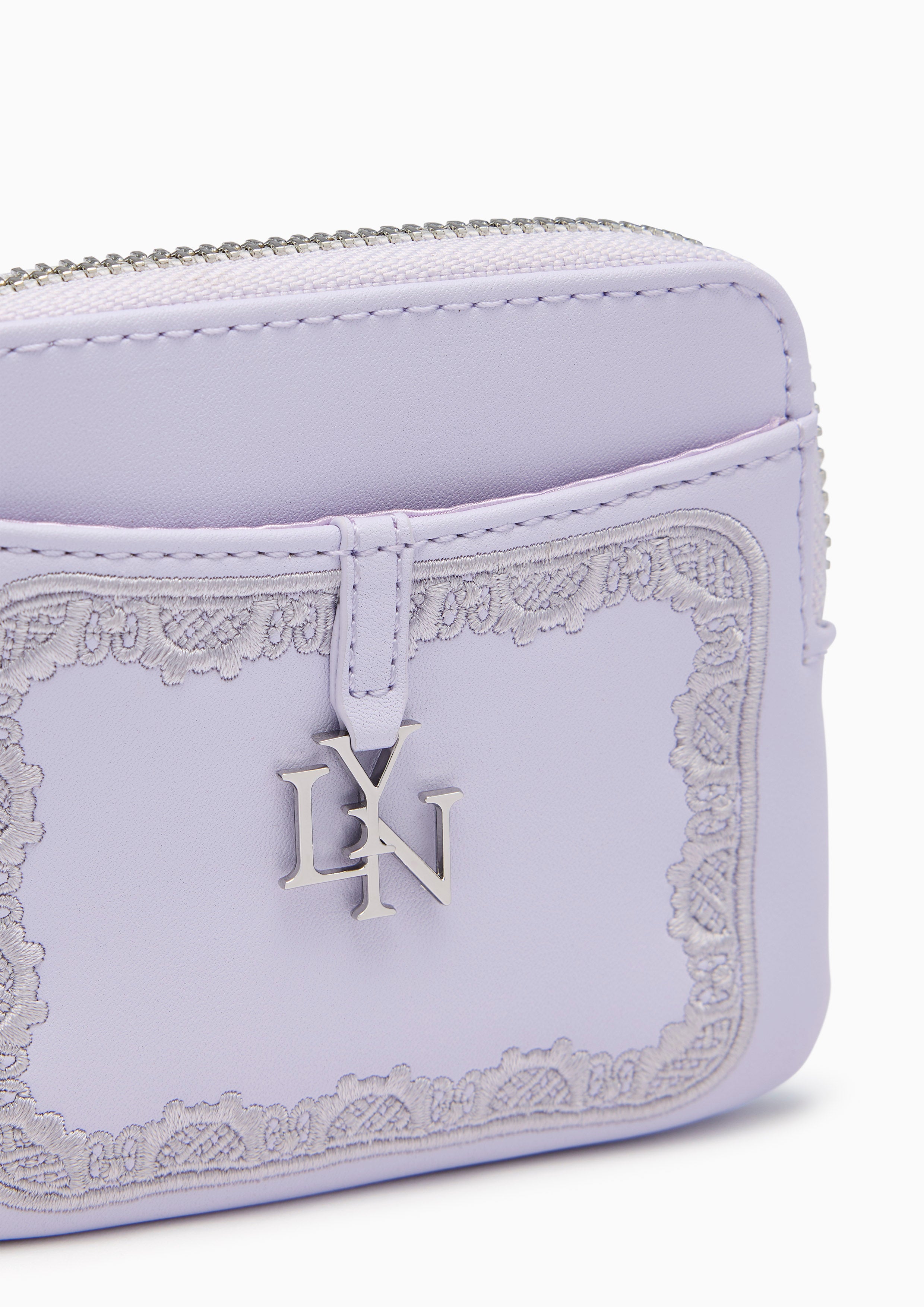 Wimsy Coin Zip Wallet Purple