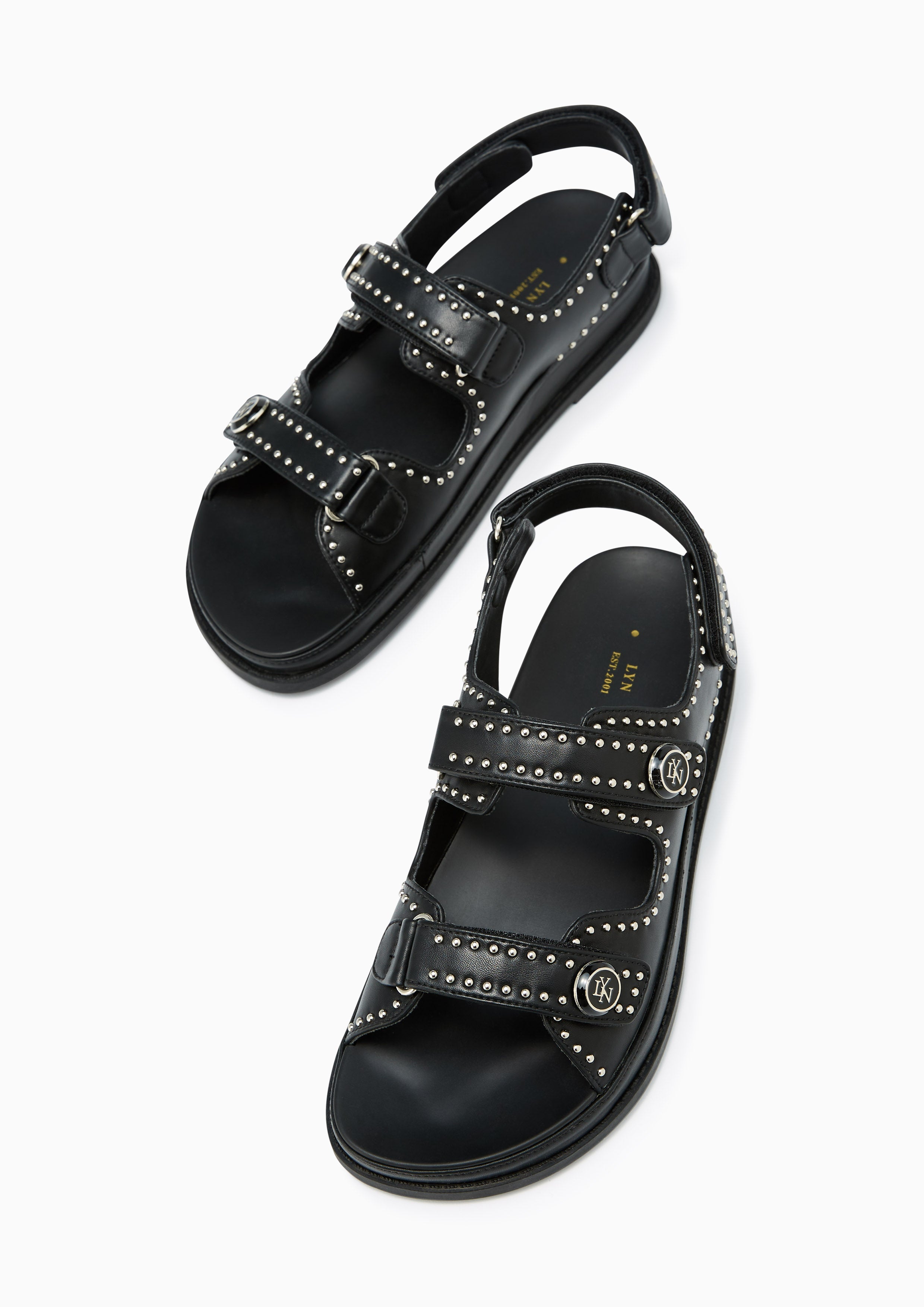 รองเท้าแตะพื้นเรียบ Lexi Flower Texture