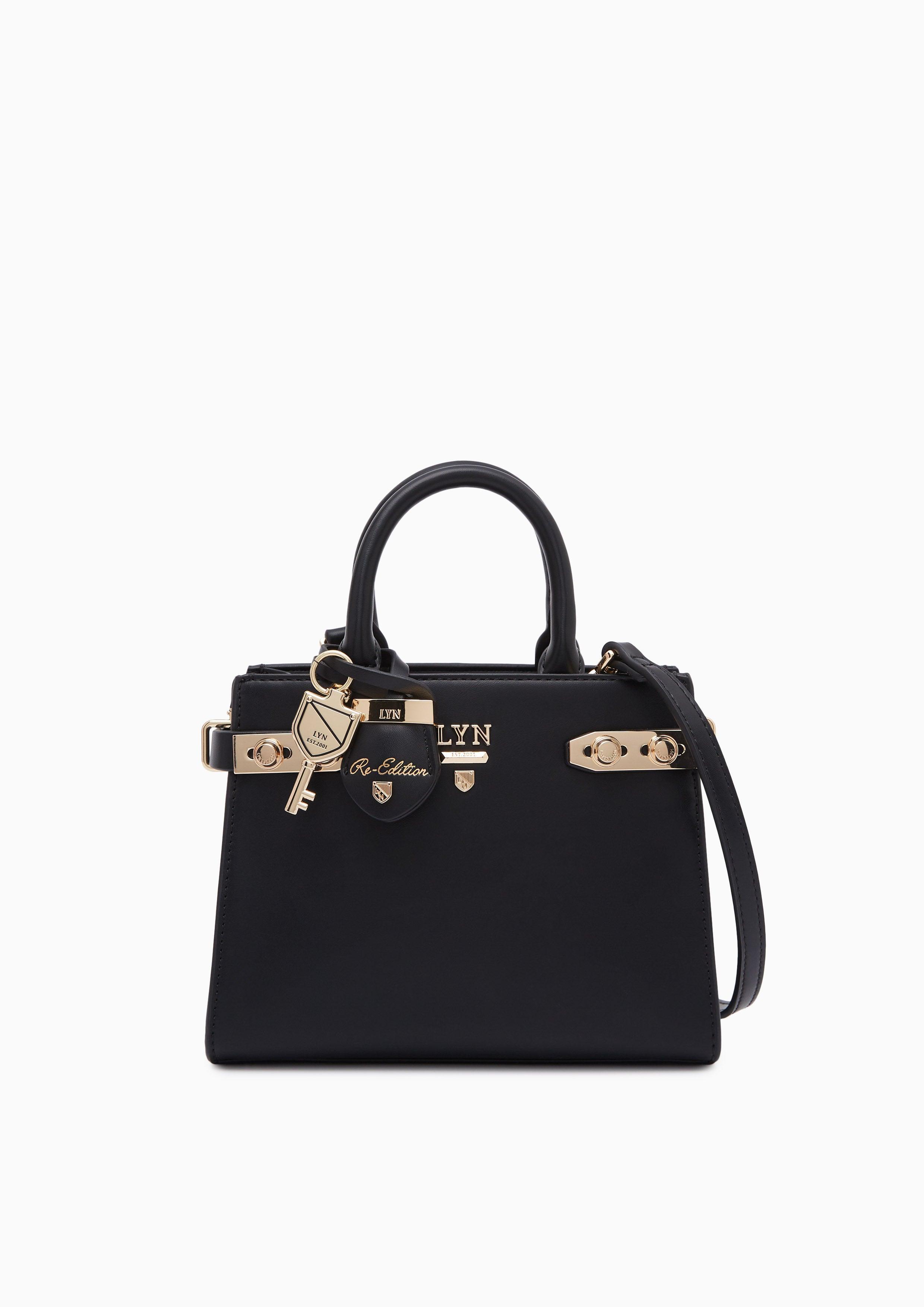Fineness Re-Edit S Top Handle Bag Black