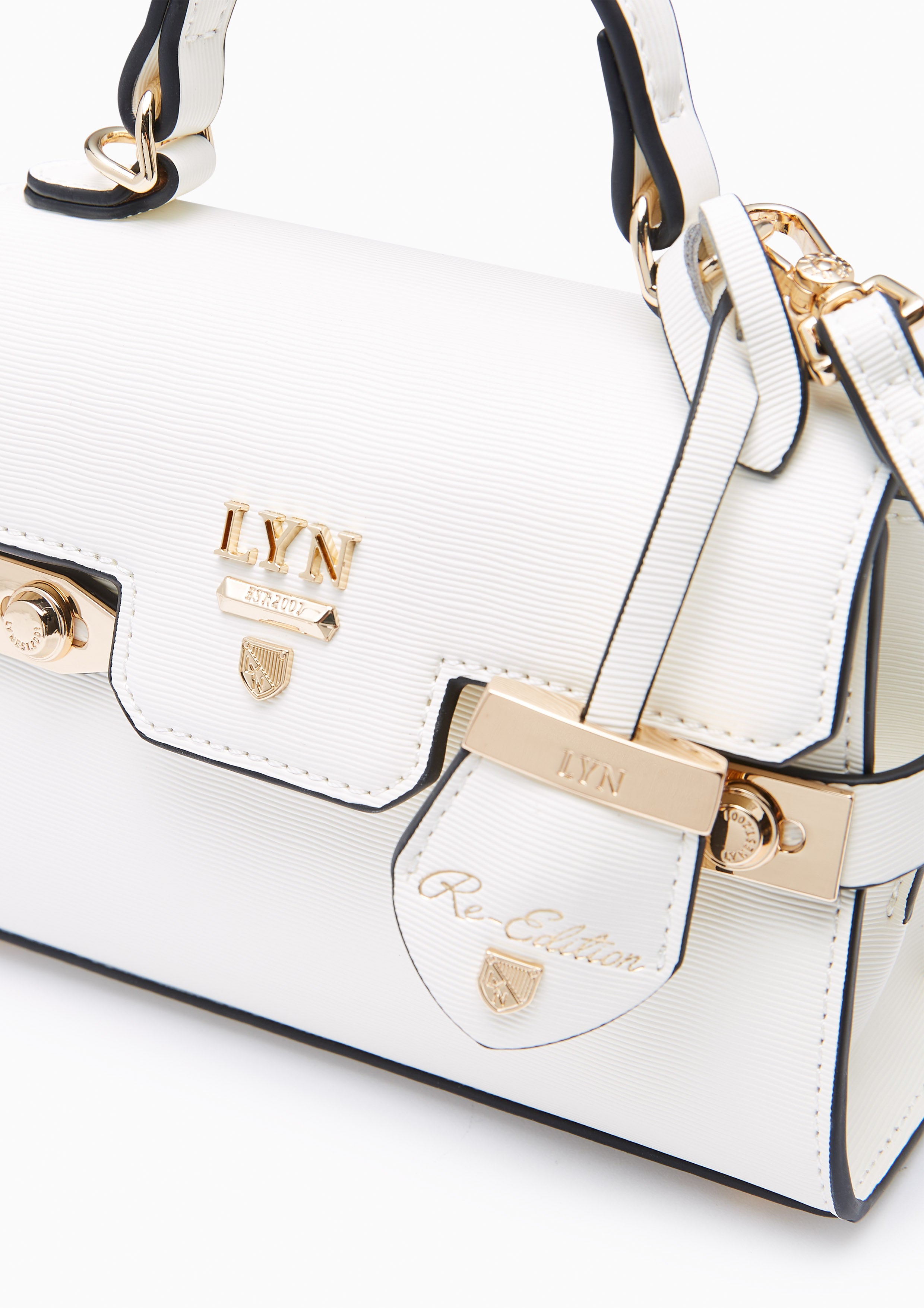 Fineness Re-Edit Handbag XS White