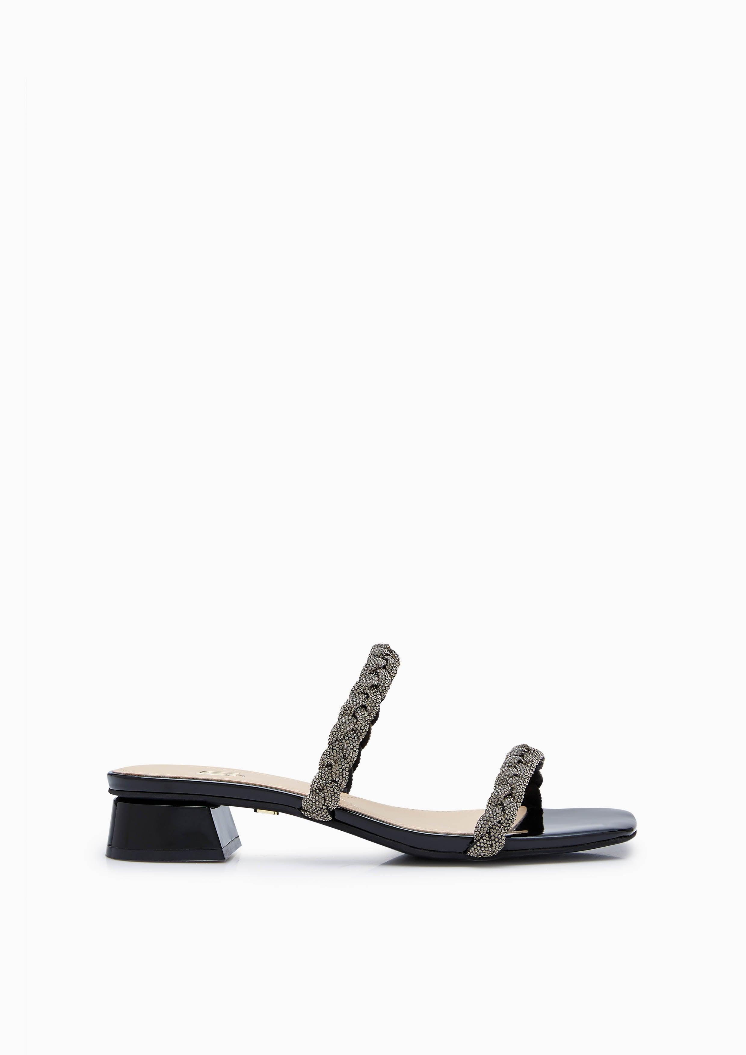 EU 35 Promise Infinite Low Heel Sandals Black