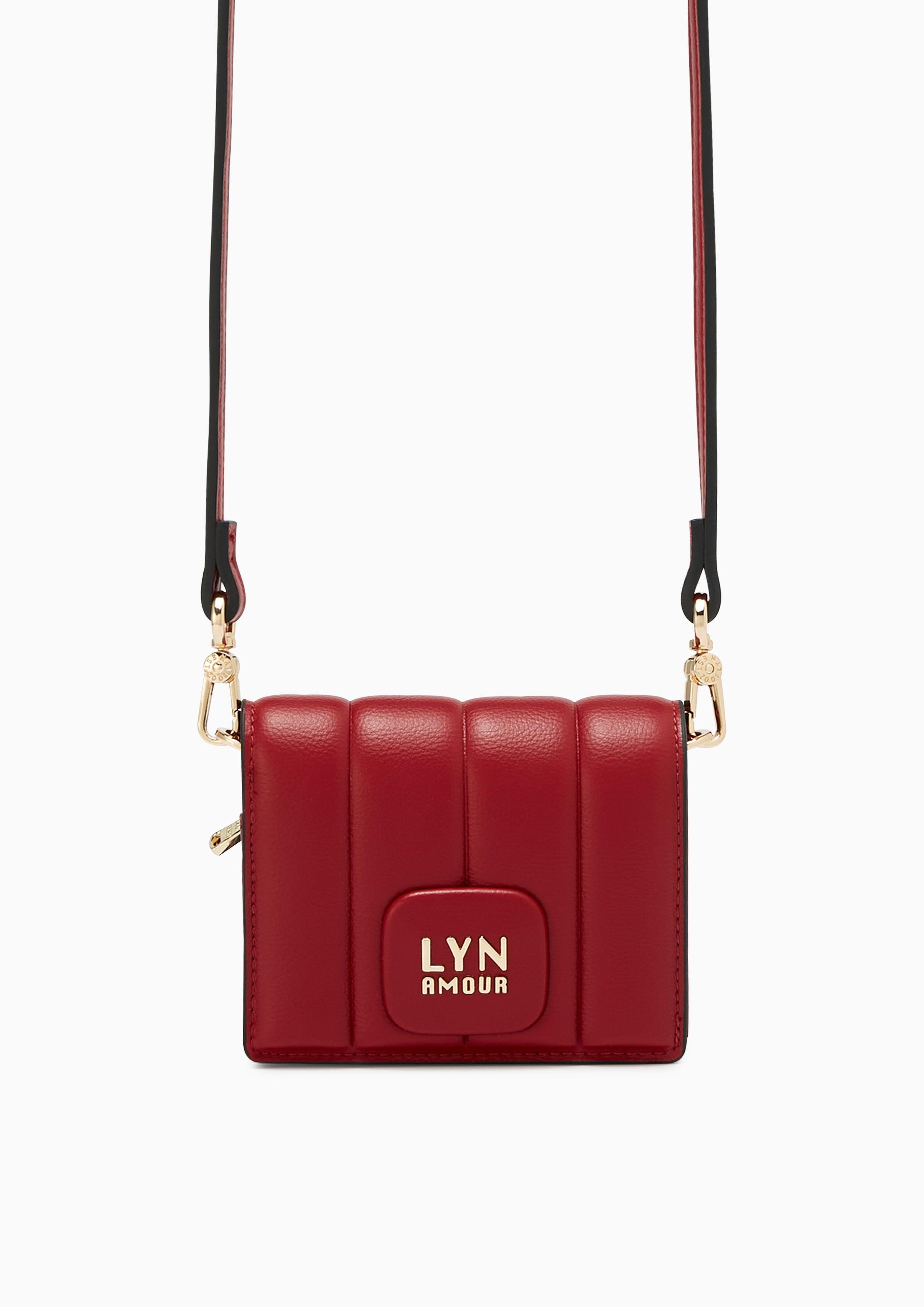 New Patti Short Wallet On Chain -Red