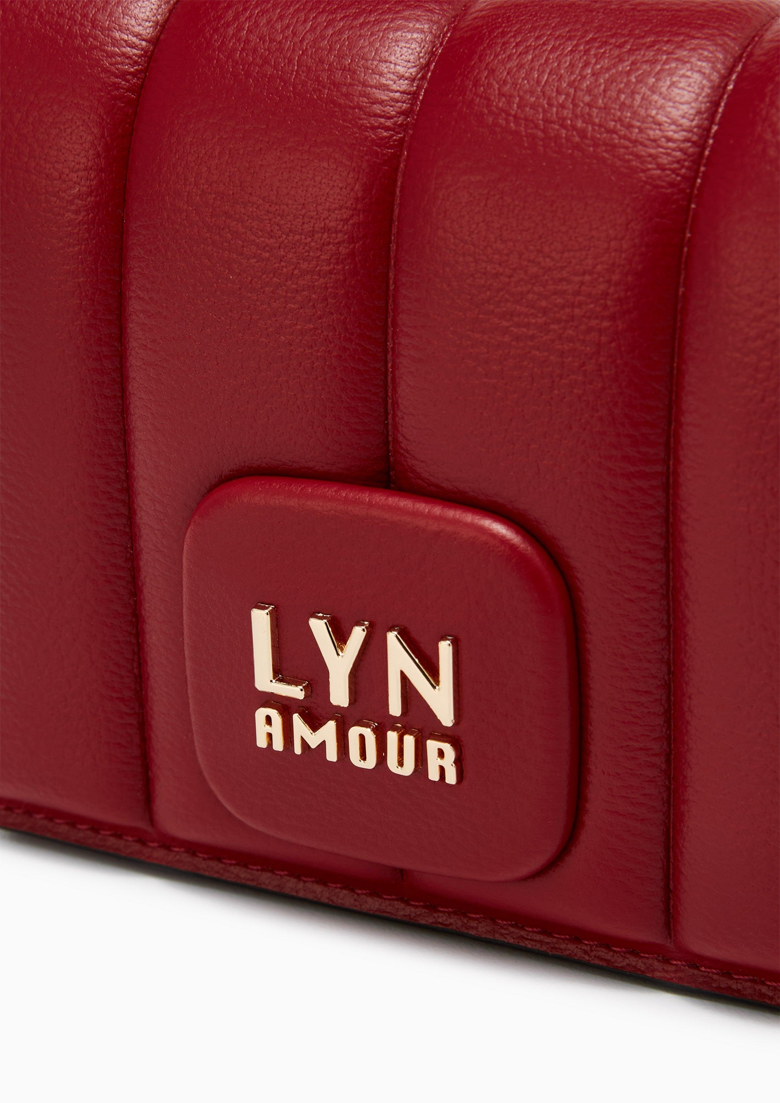 New Patti Short Wallet On Chain -Red