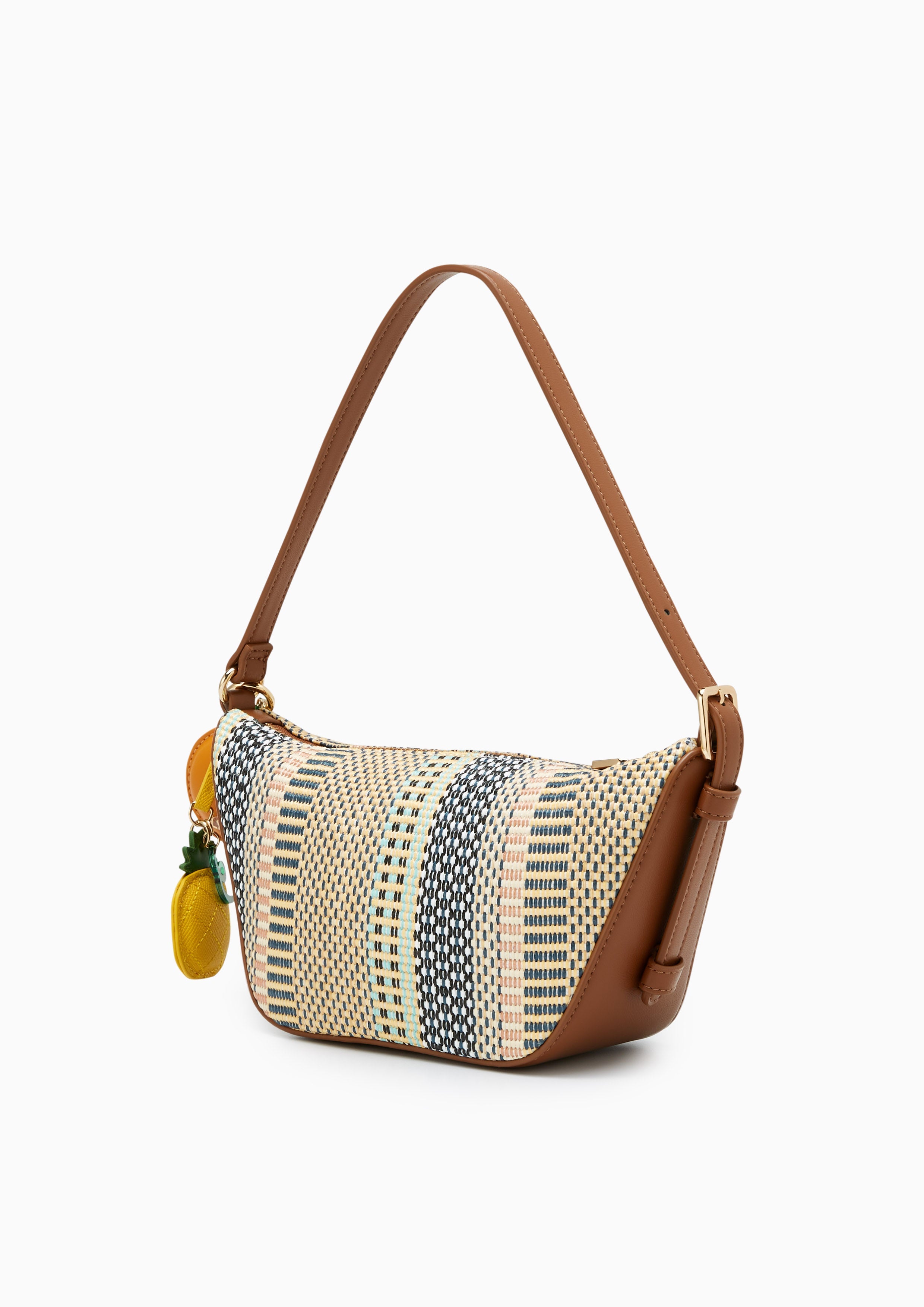 Twisty Shoulder Bag Brown