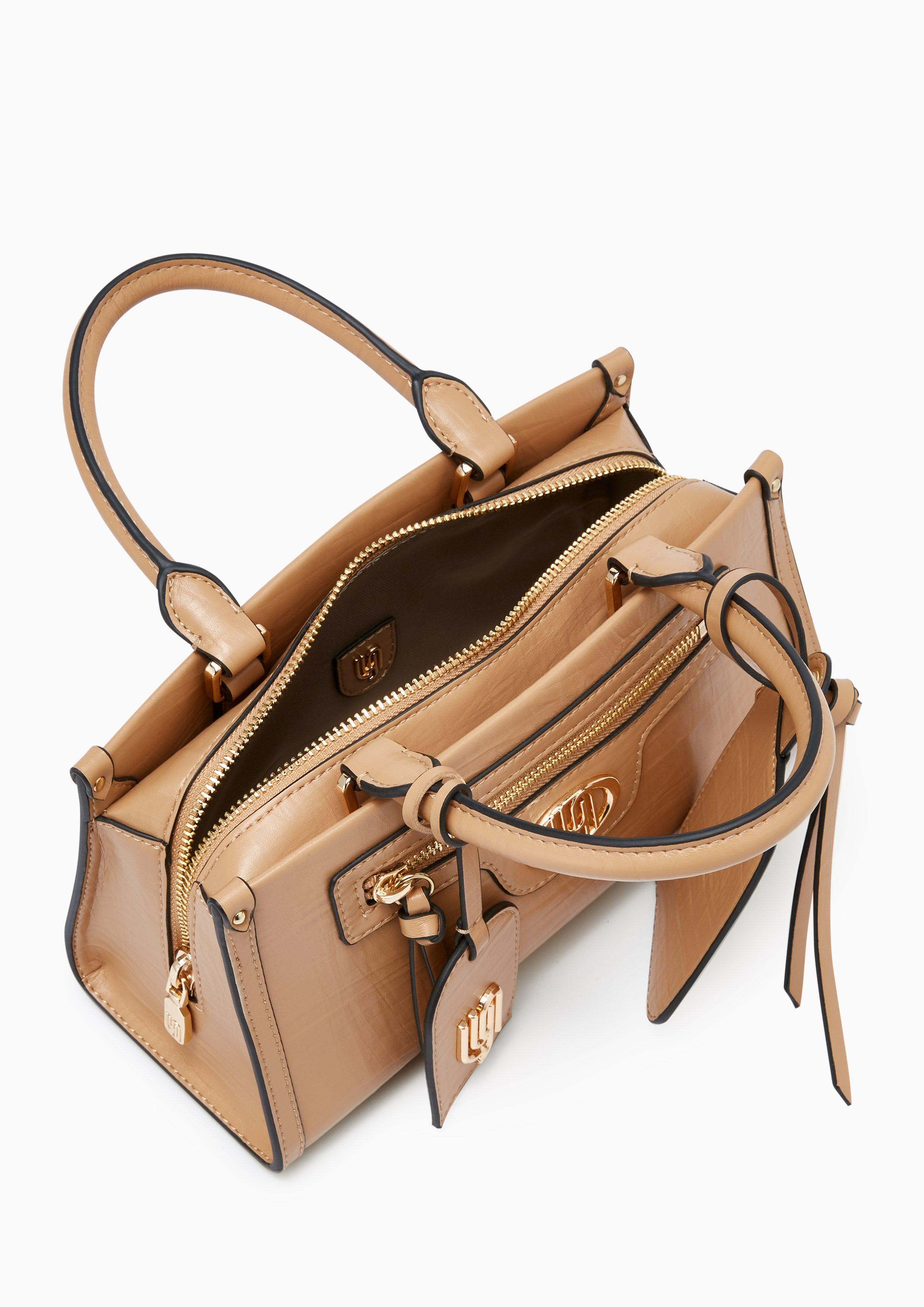 Intial Infinite S Handbag Dark Beige