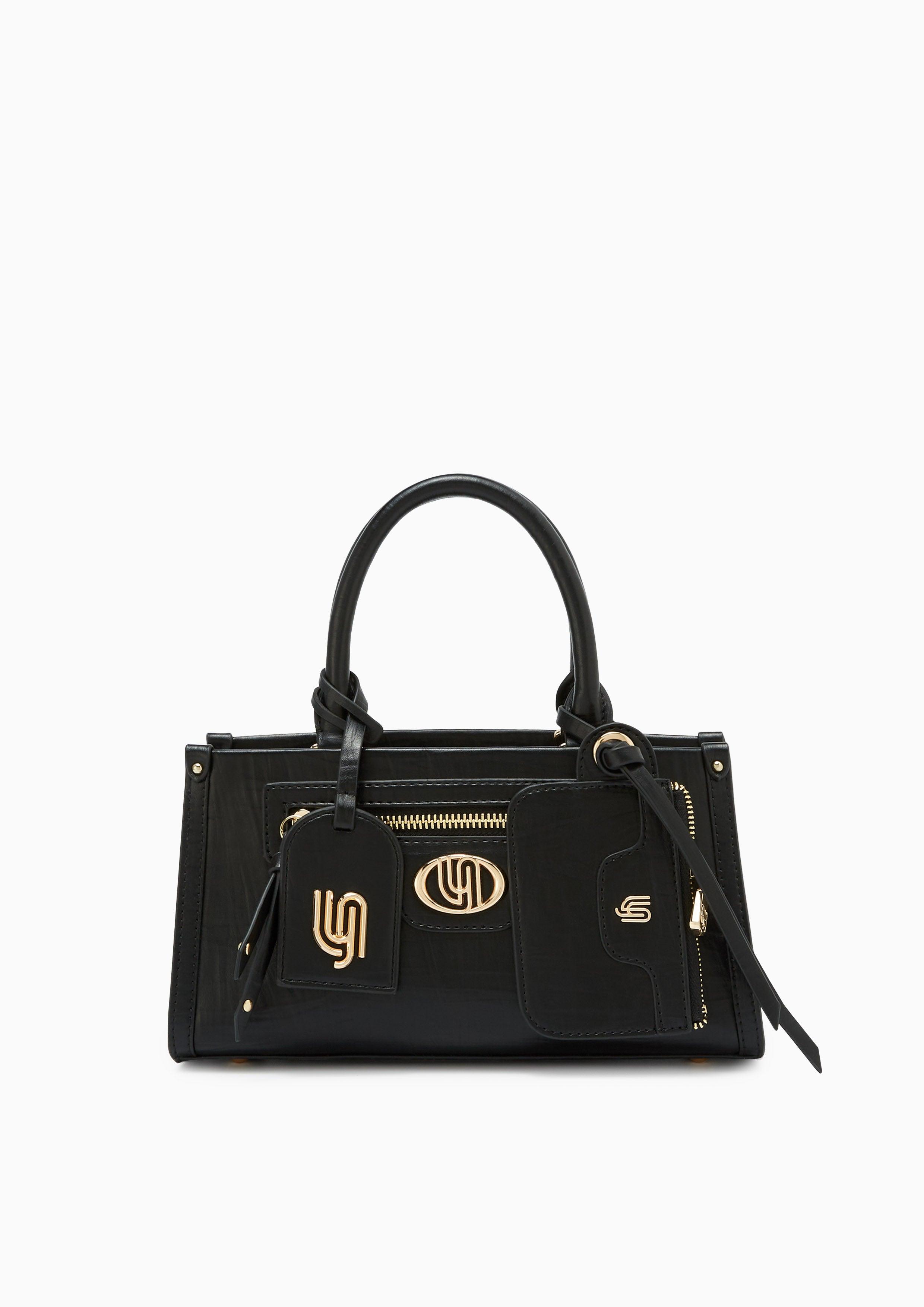 Intial Infinite S Handbag Black
