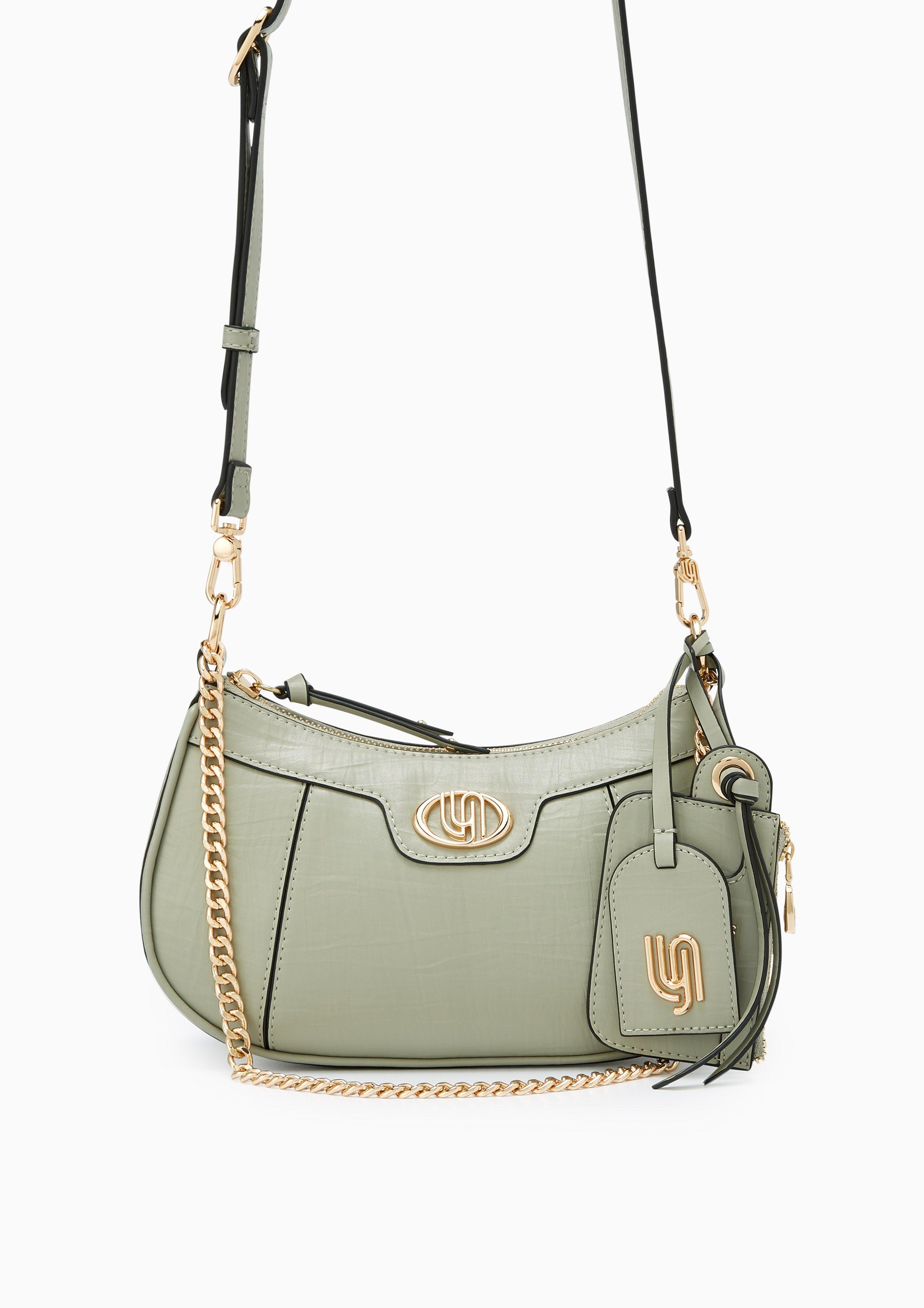 Intial Infinite S Shoulder Bag Green