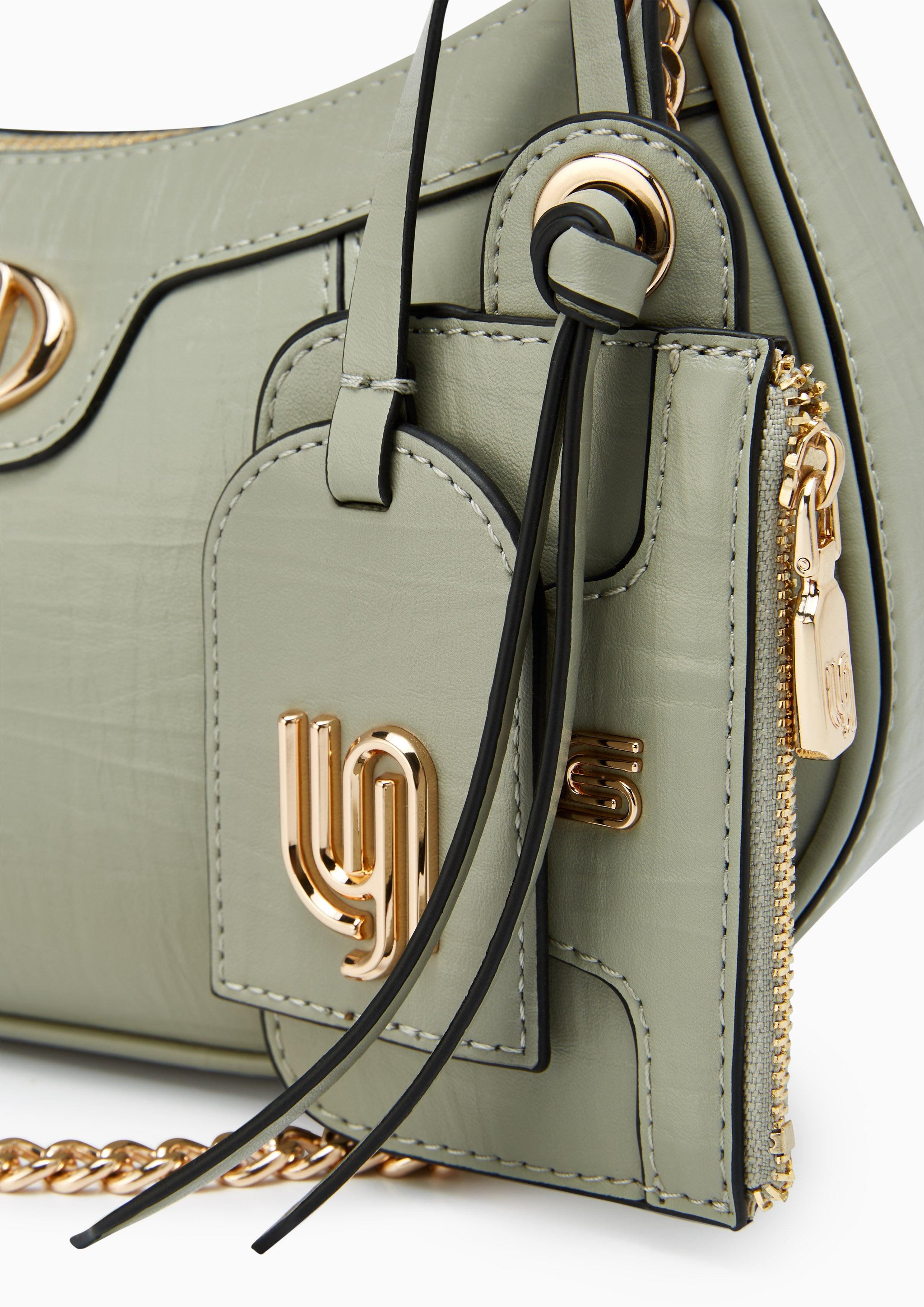 Intial Infinite S Shoulder Bag Green