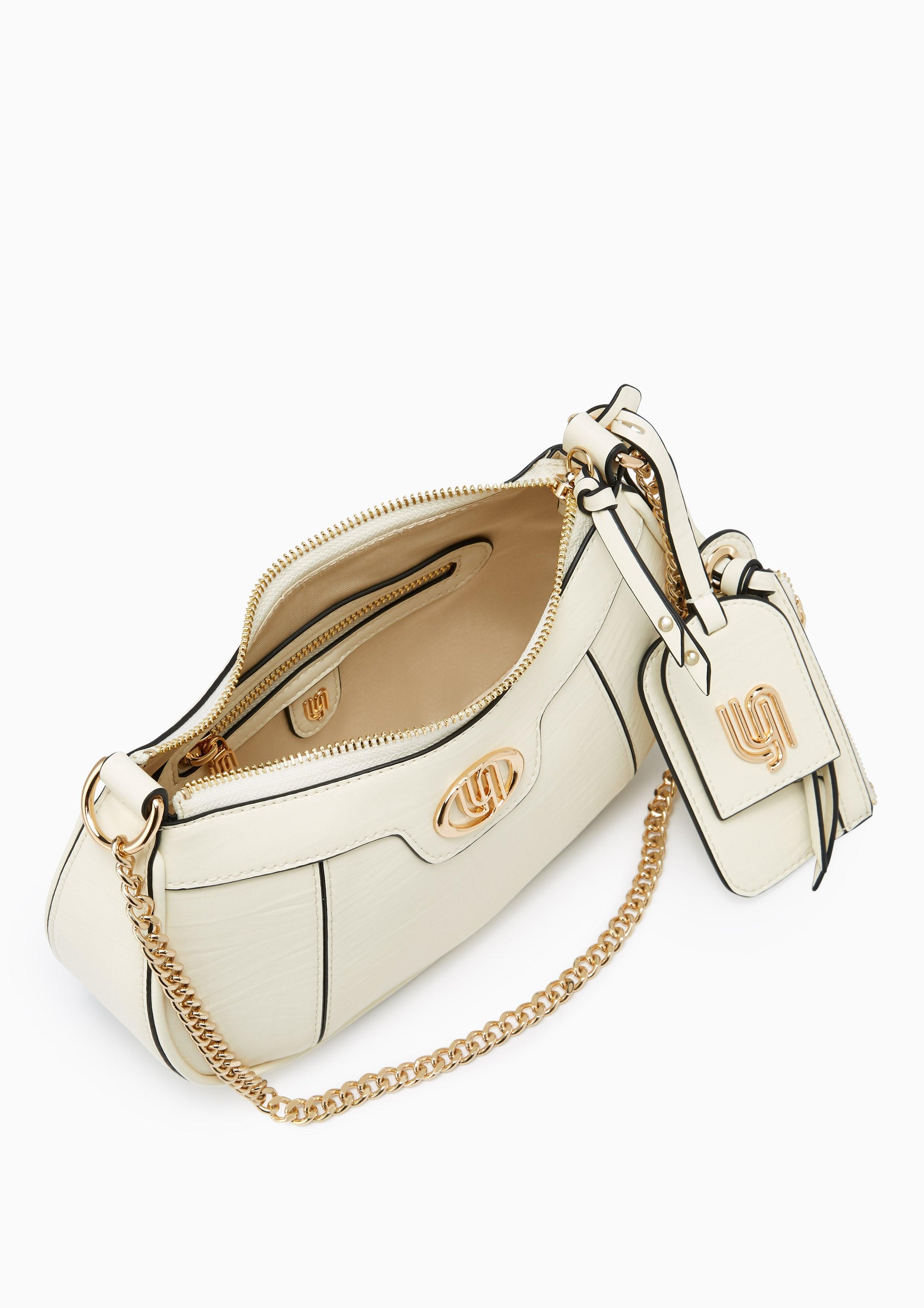 Intial Infinite S Shoulder Bag Ivory