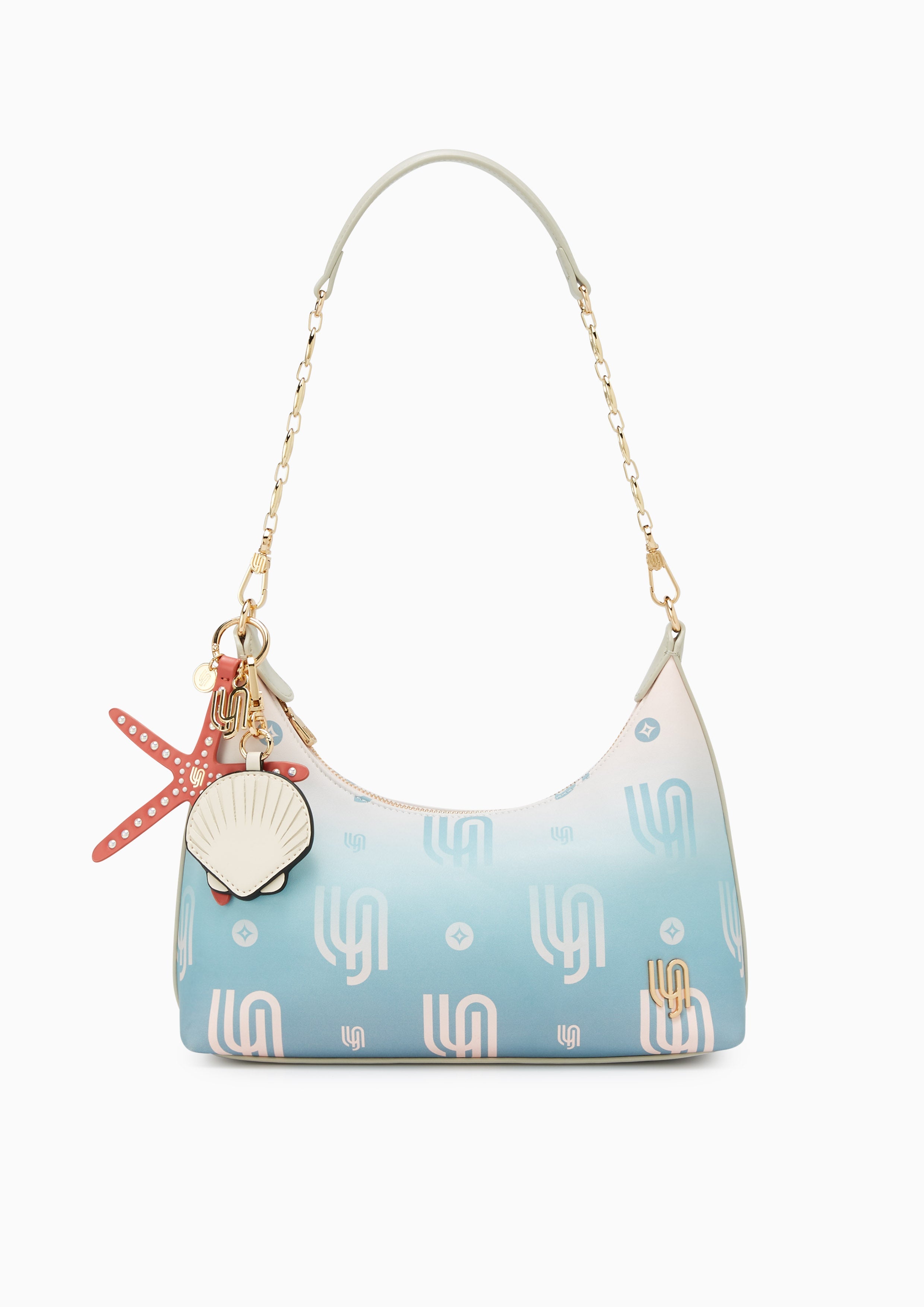 Coral Infinite Shoulder Bag Blue