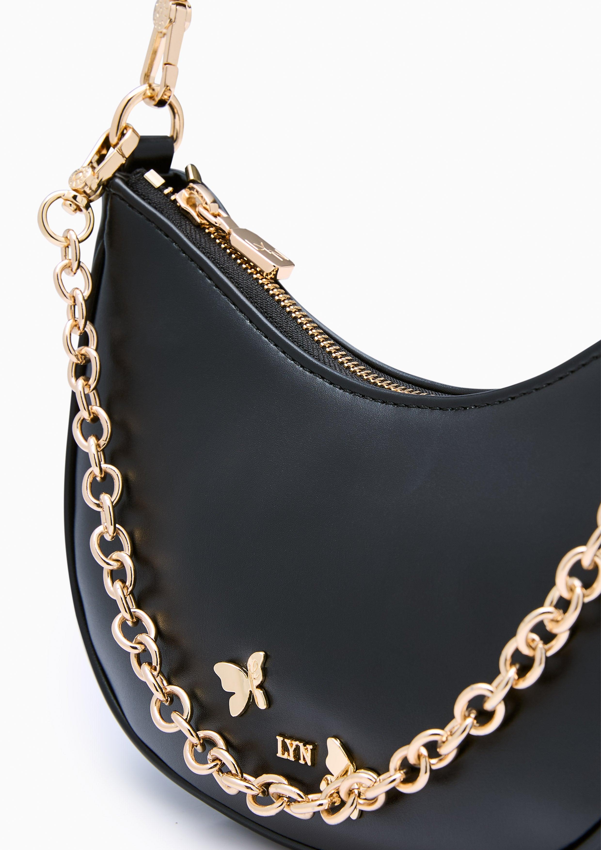 Papier Metal S Shoulder Bag Black