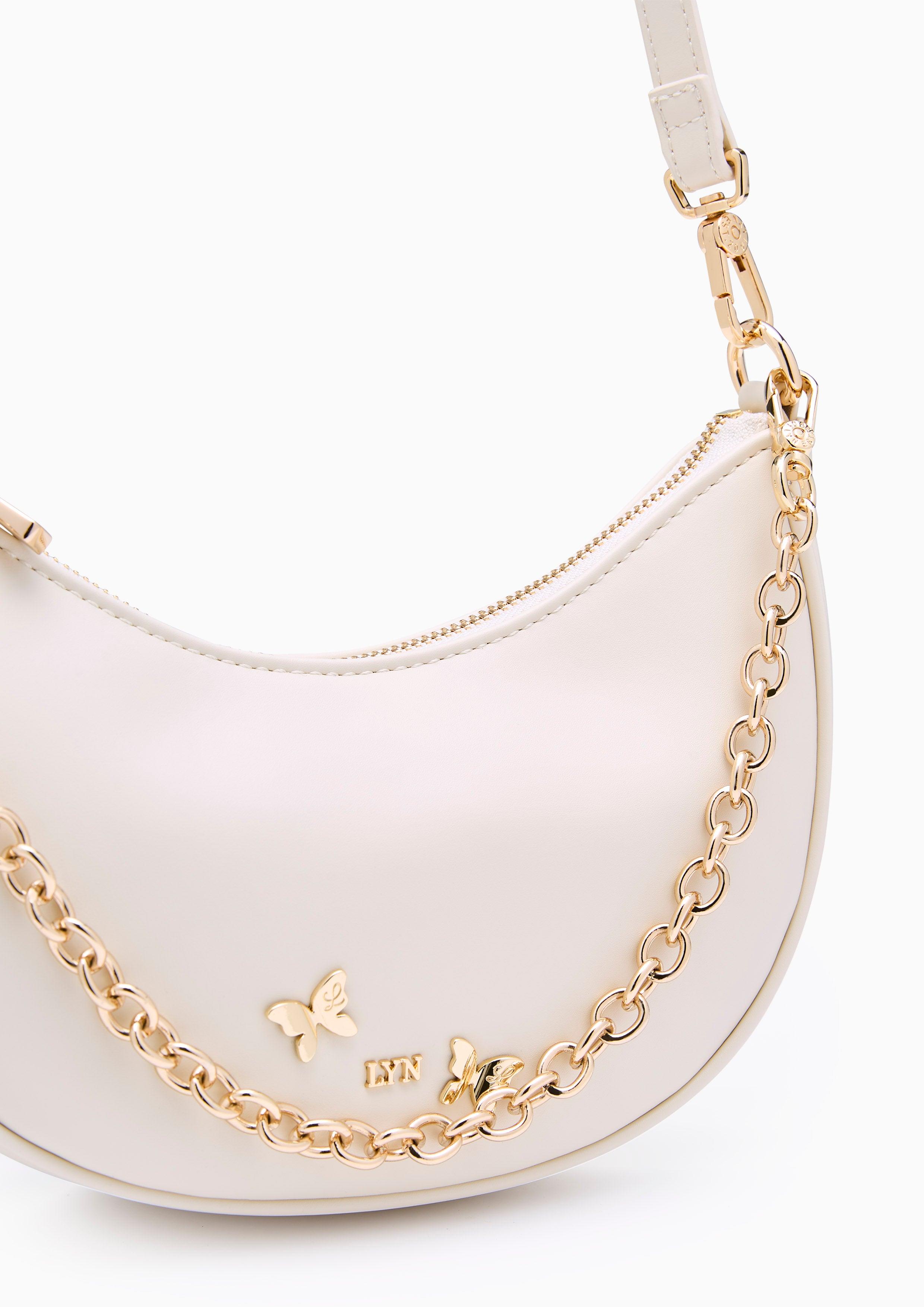 Papier Metal S Shoulder Bag Ivory