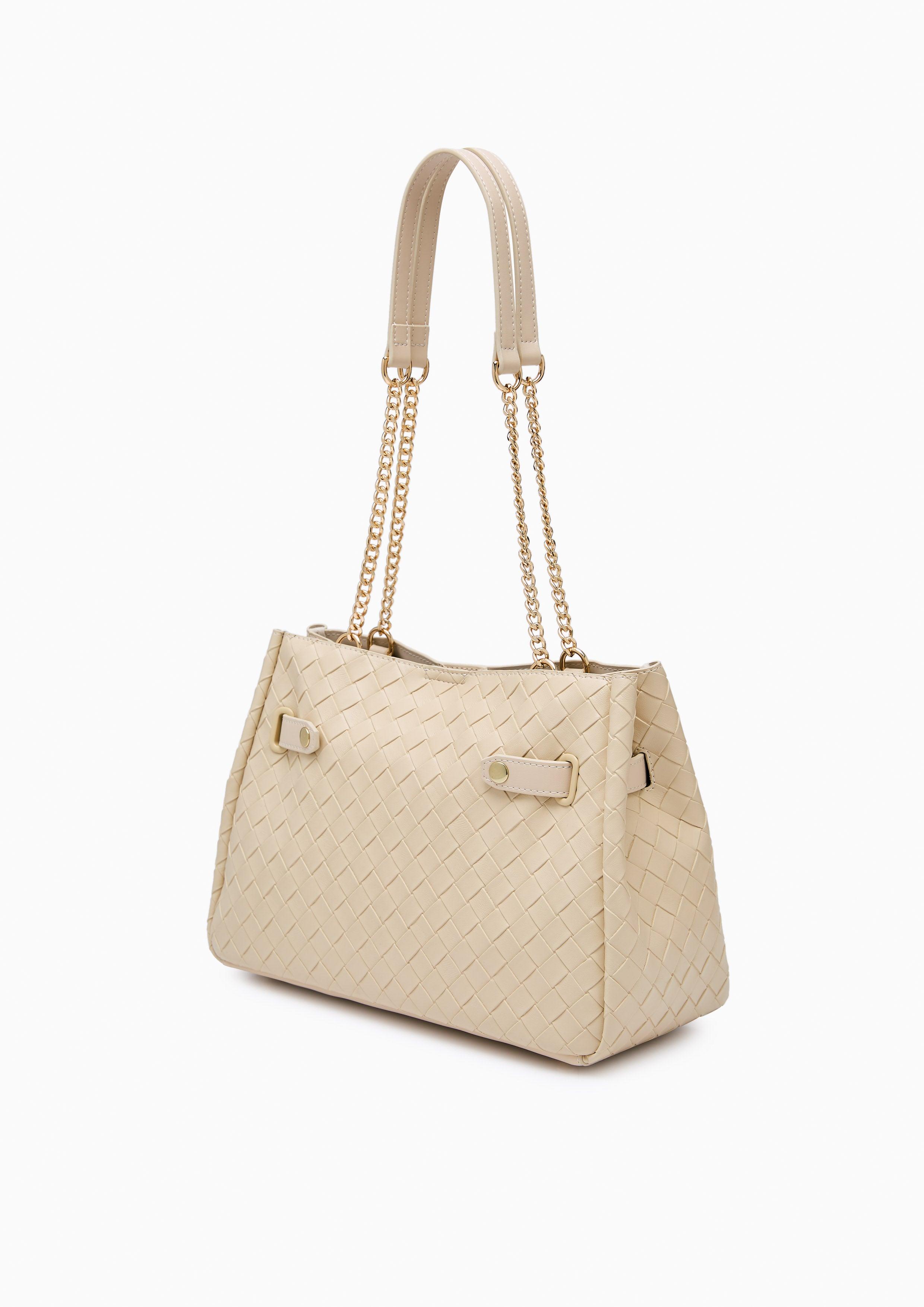 Imagine L Tote Bag Beige