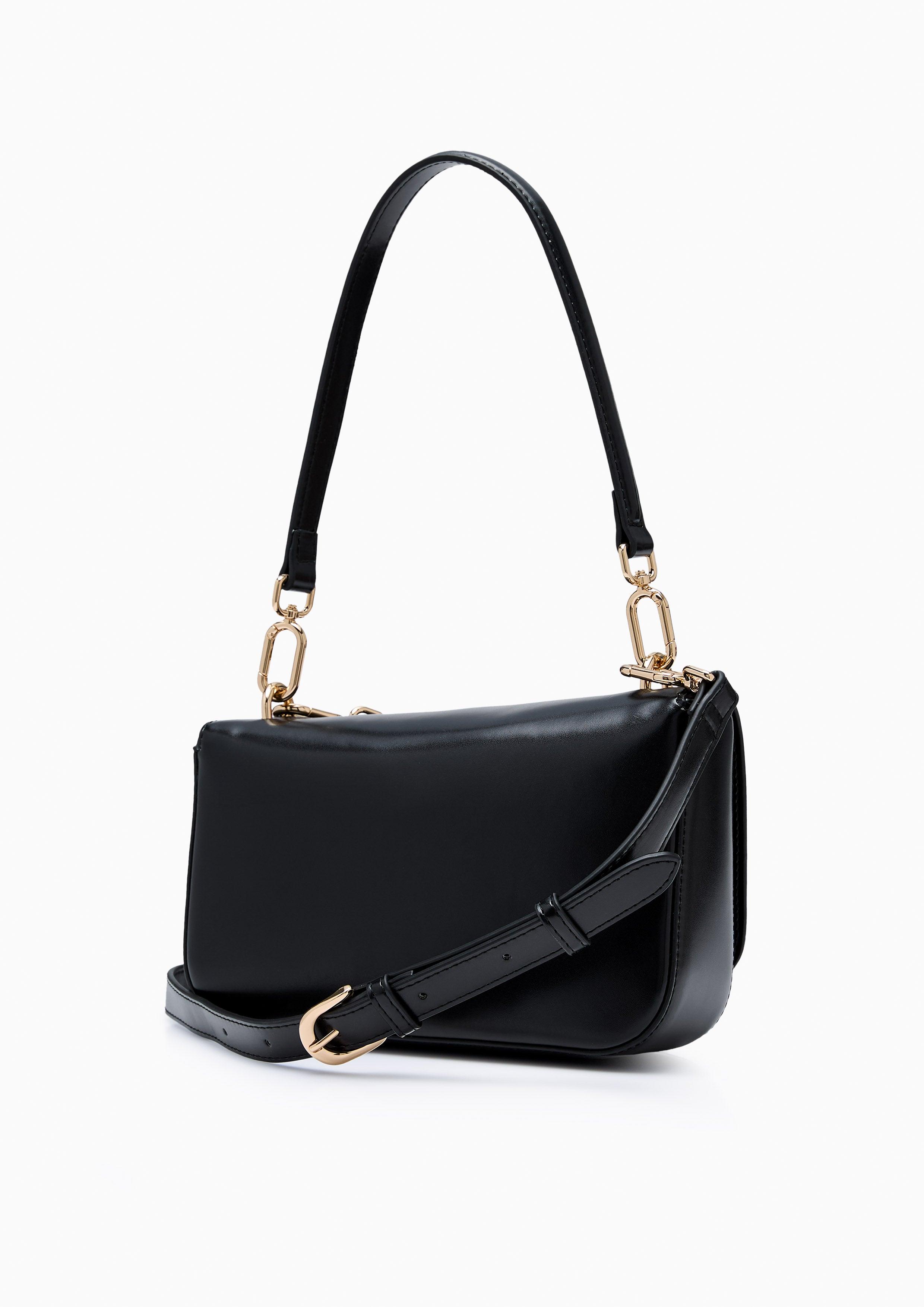 Imagine Flap Shoulder Black