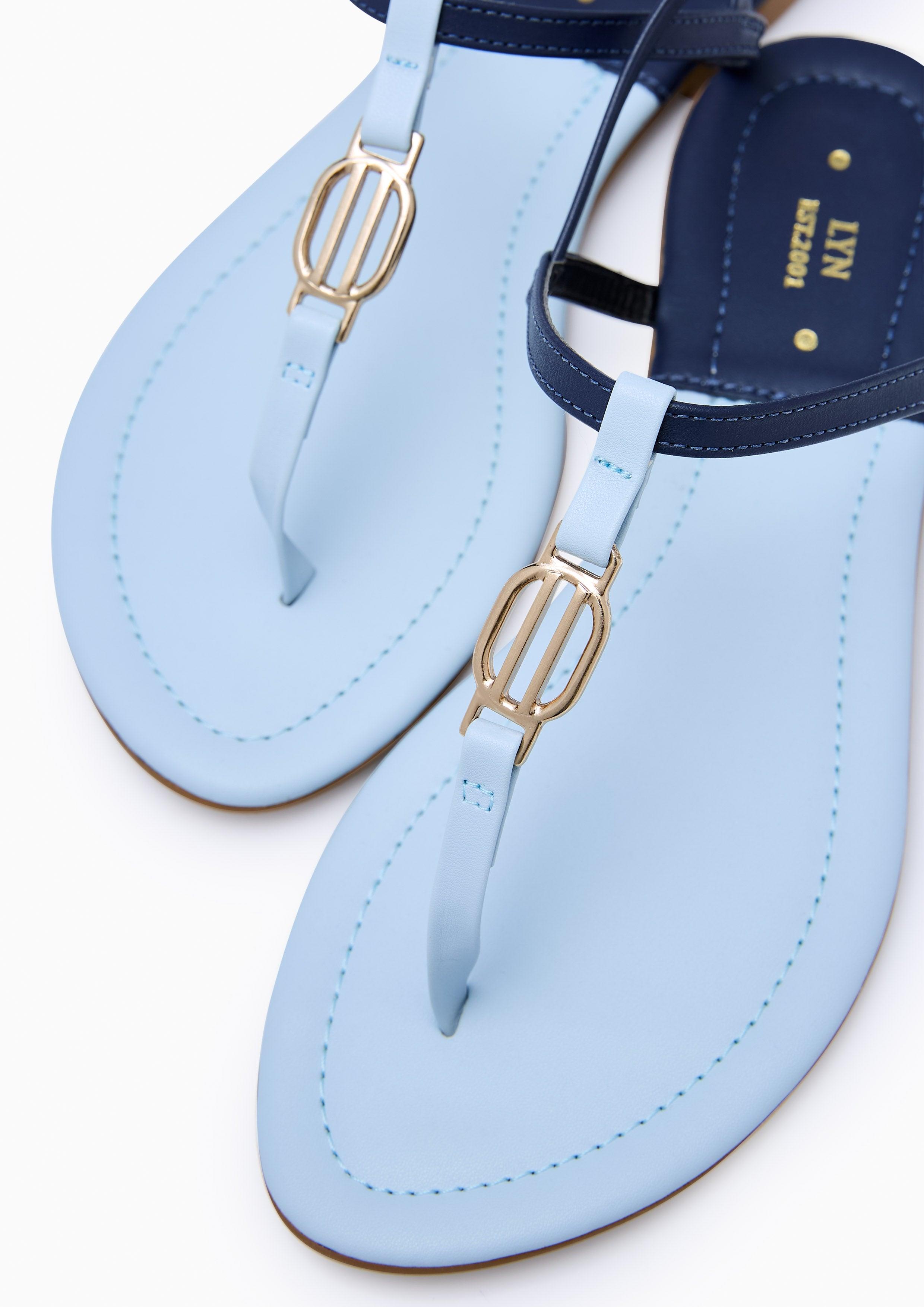 Maker Flat Slingbacks Blue