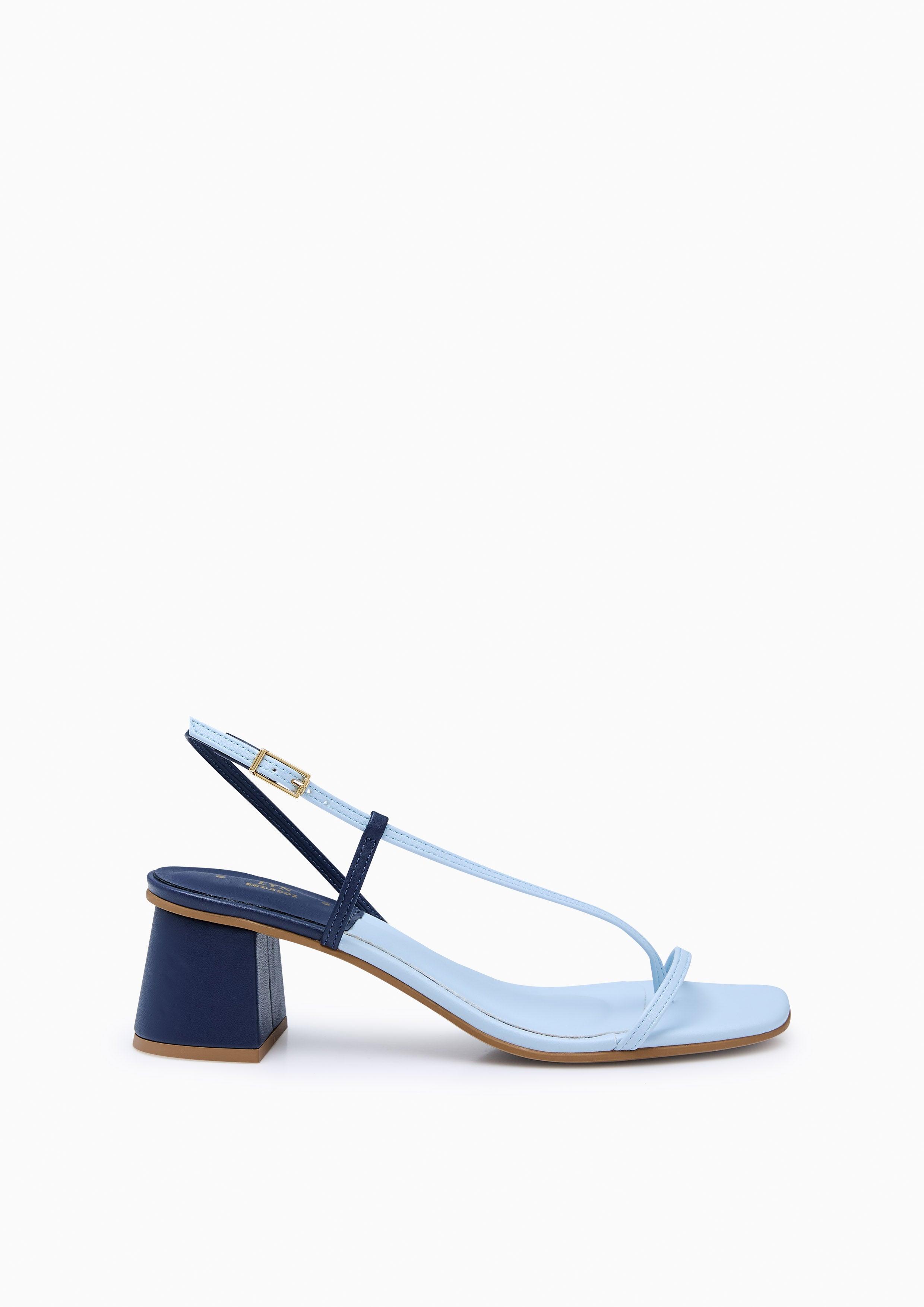 Maker Mid Heel Slingbacks Blue