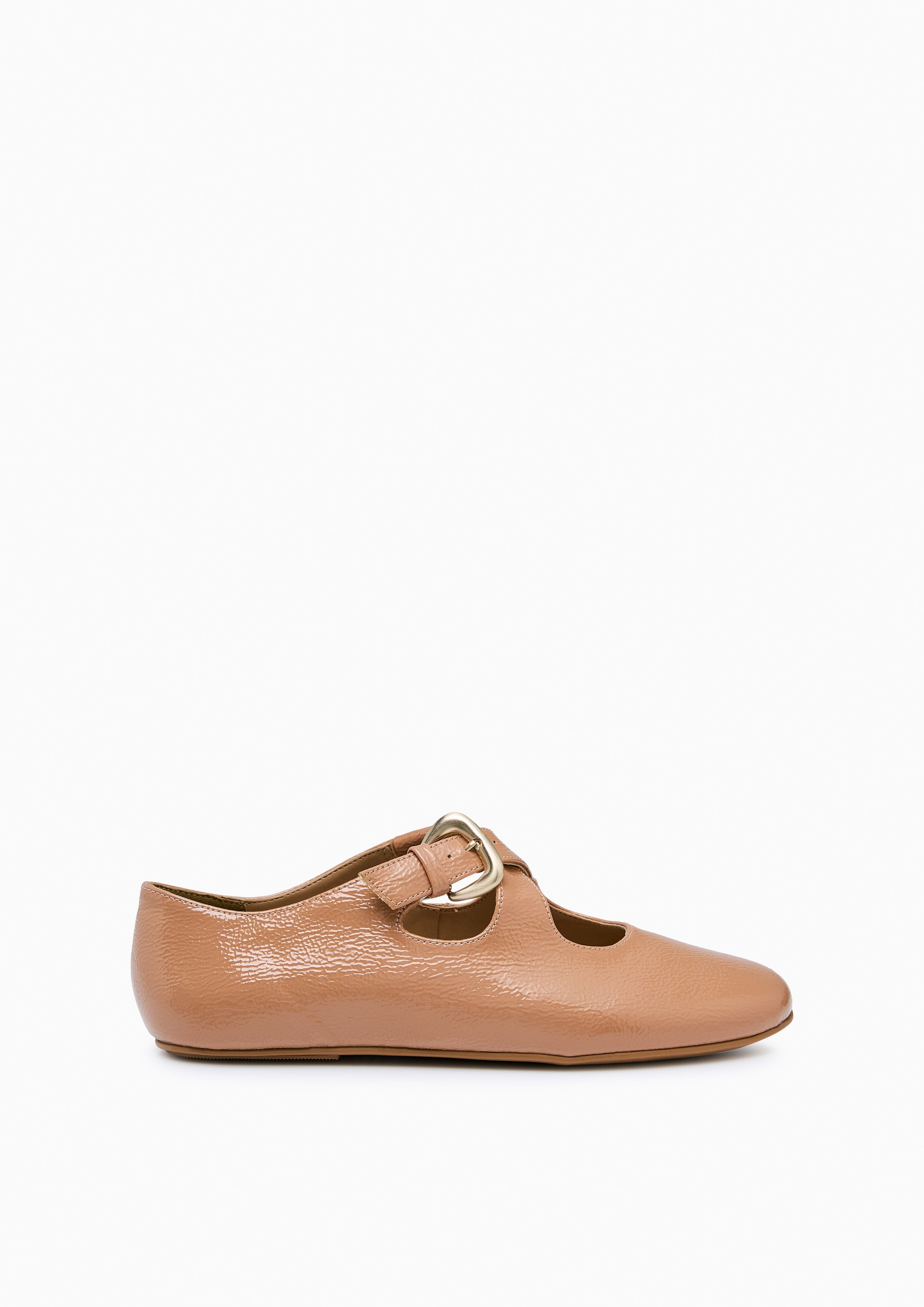 Minky Flat Ballerinas Dark Beige