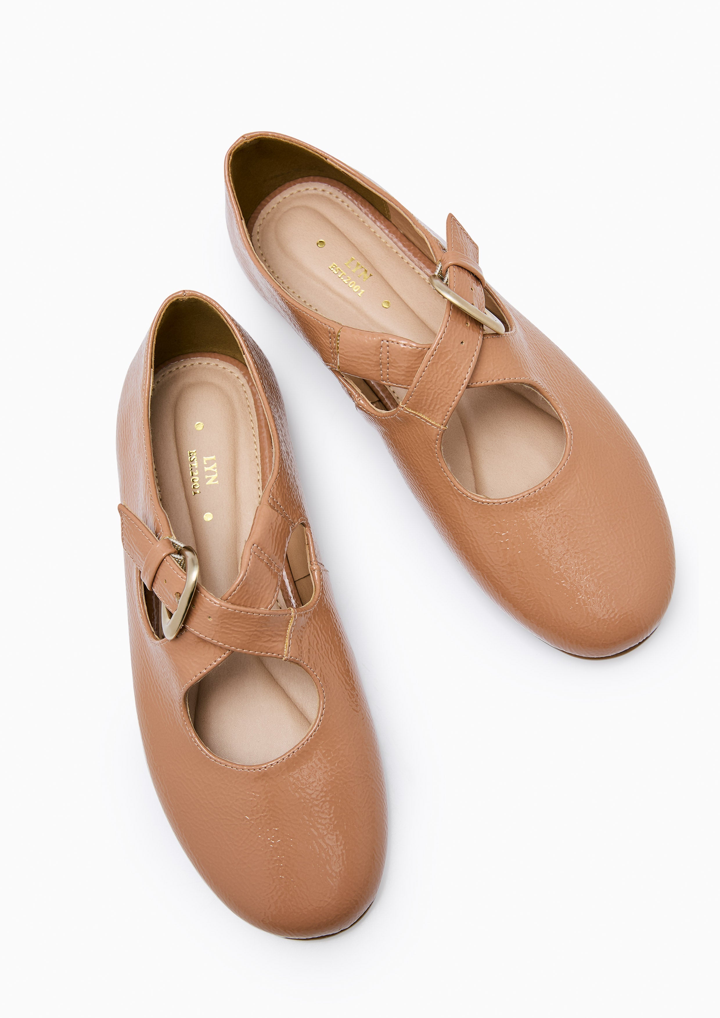 Minky Flat Ballerinas Dark Beige