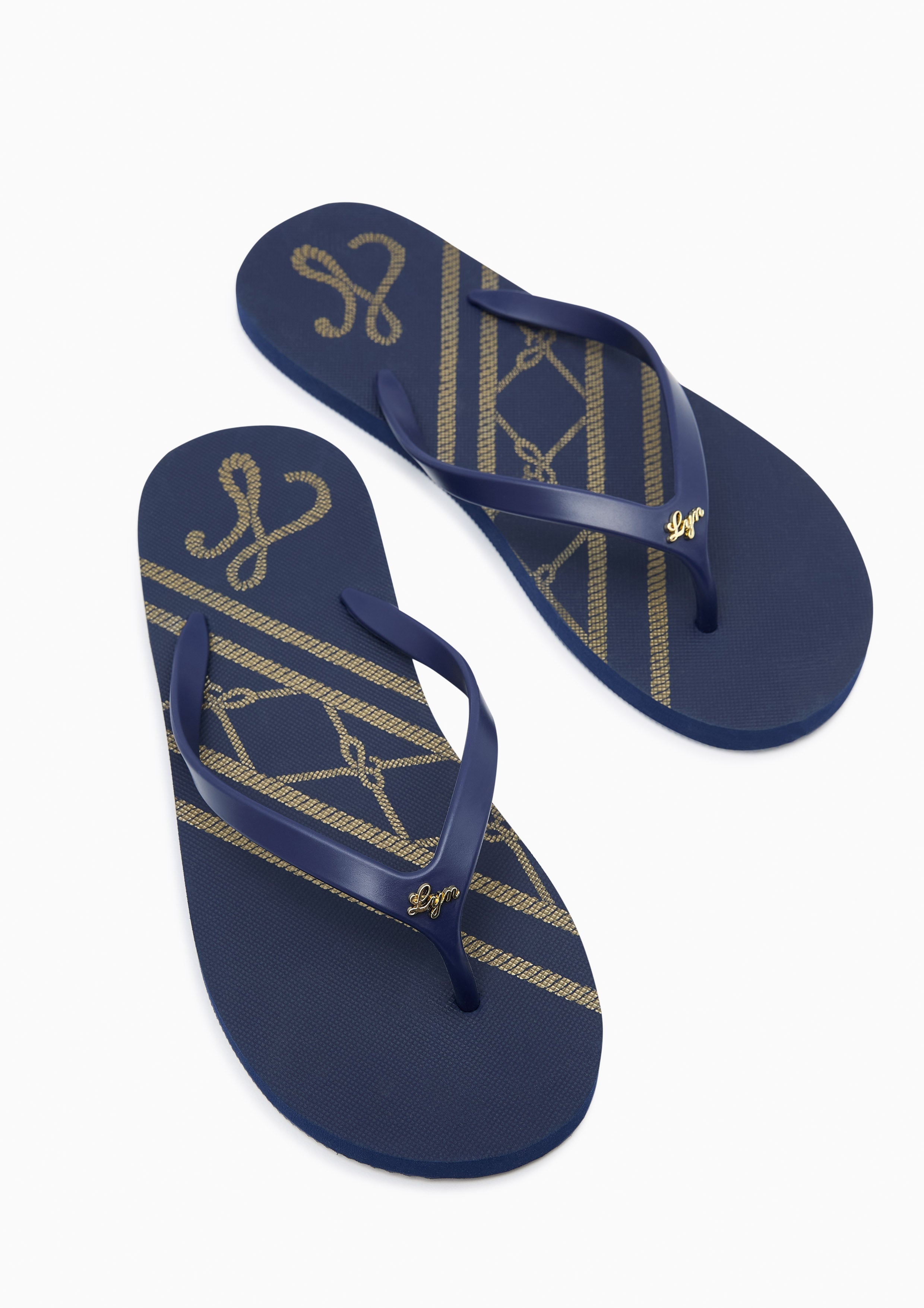 Summer Beach Flat Flip-Flop Blue