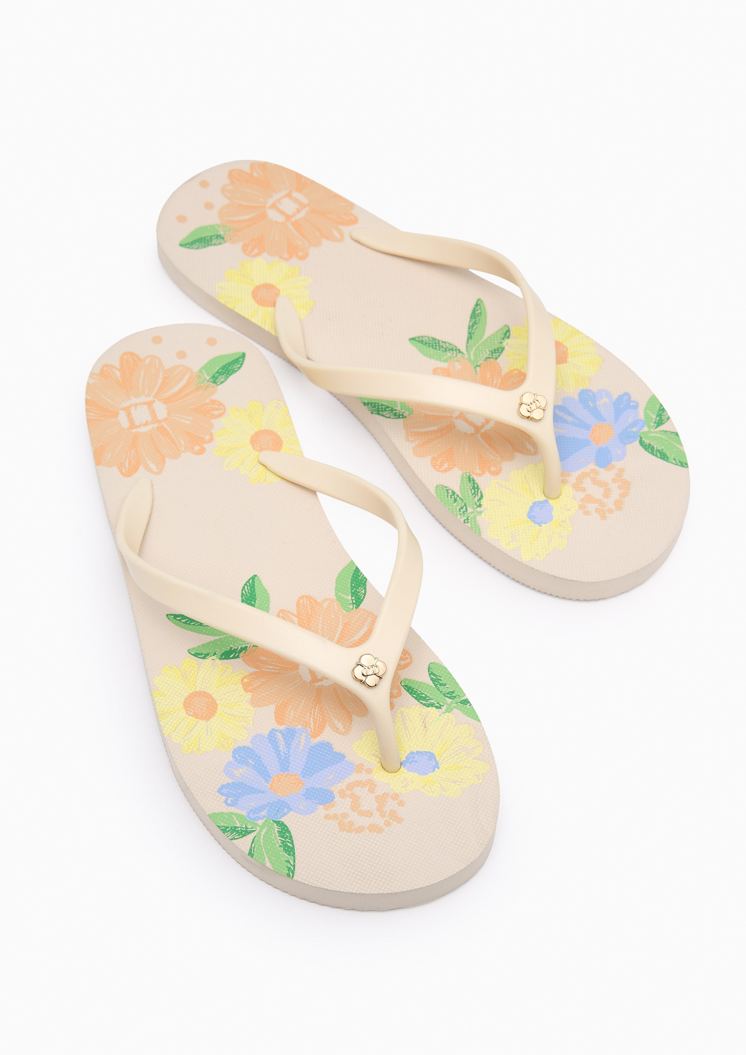 Summer Beach Flat Flip-Flop White