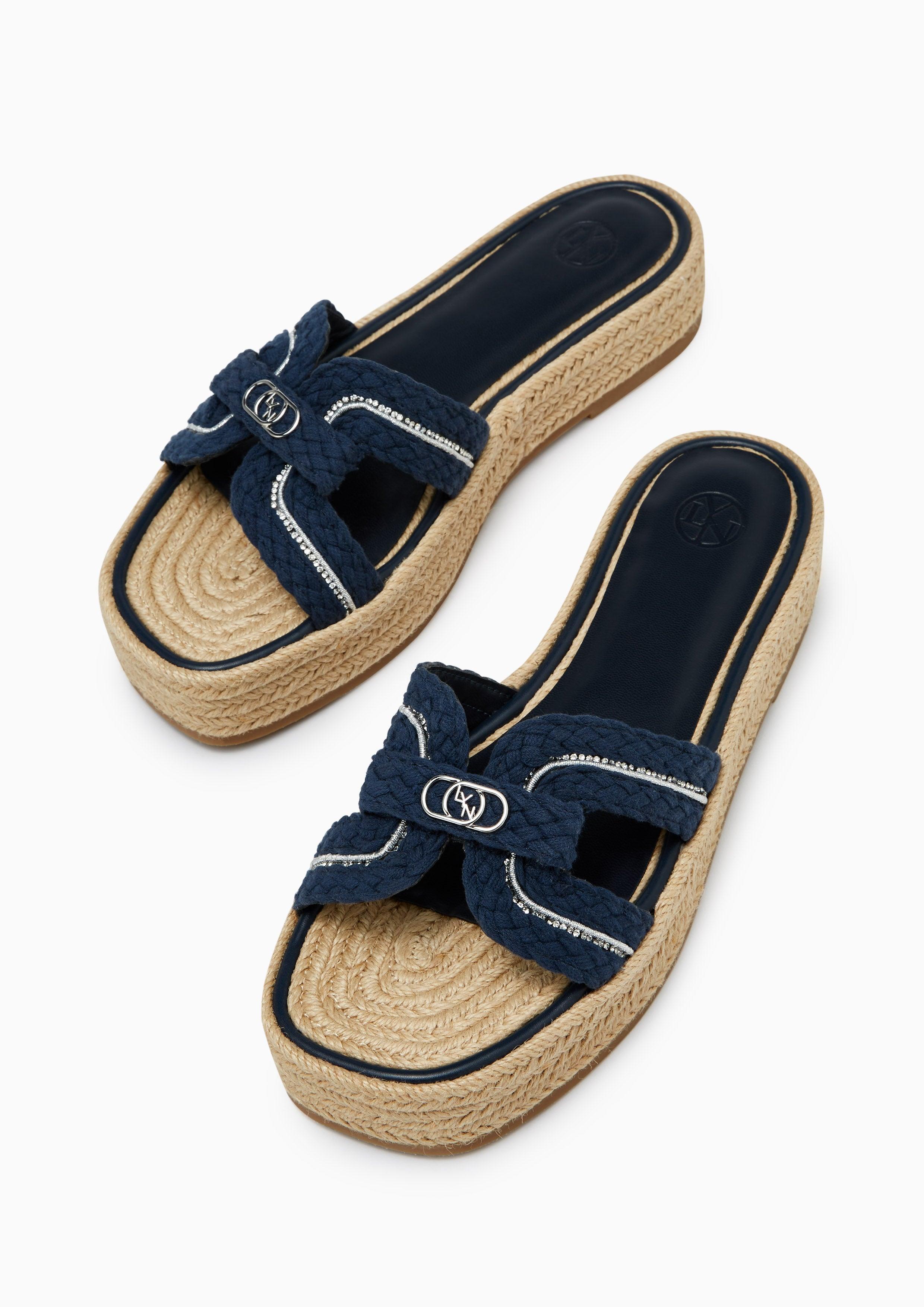 Hey Braid Platform Navy
