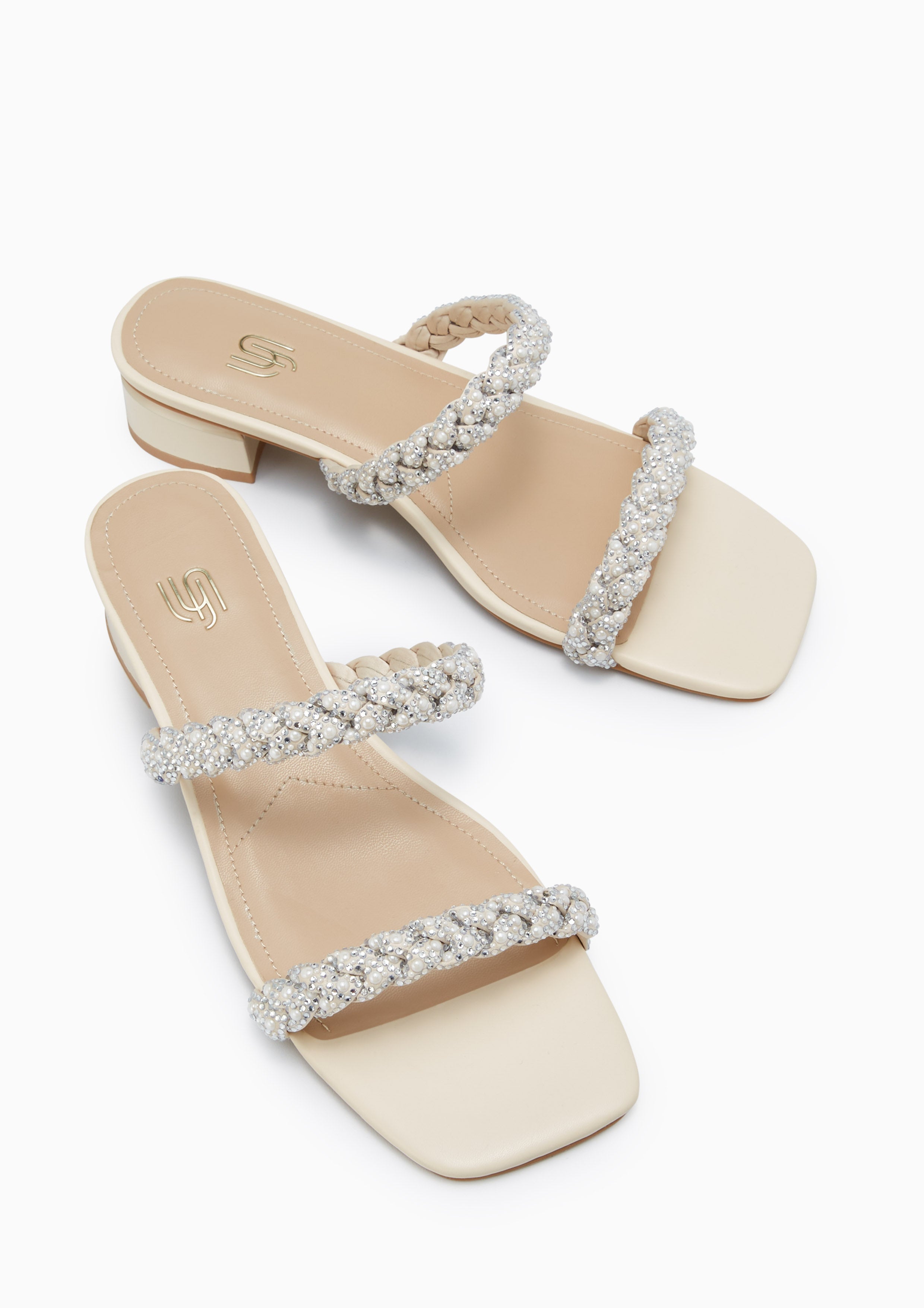 Promise Pearl Infinite Flats And Sandals -Ivory