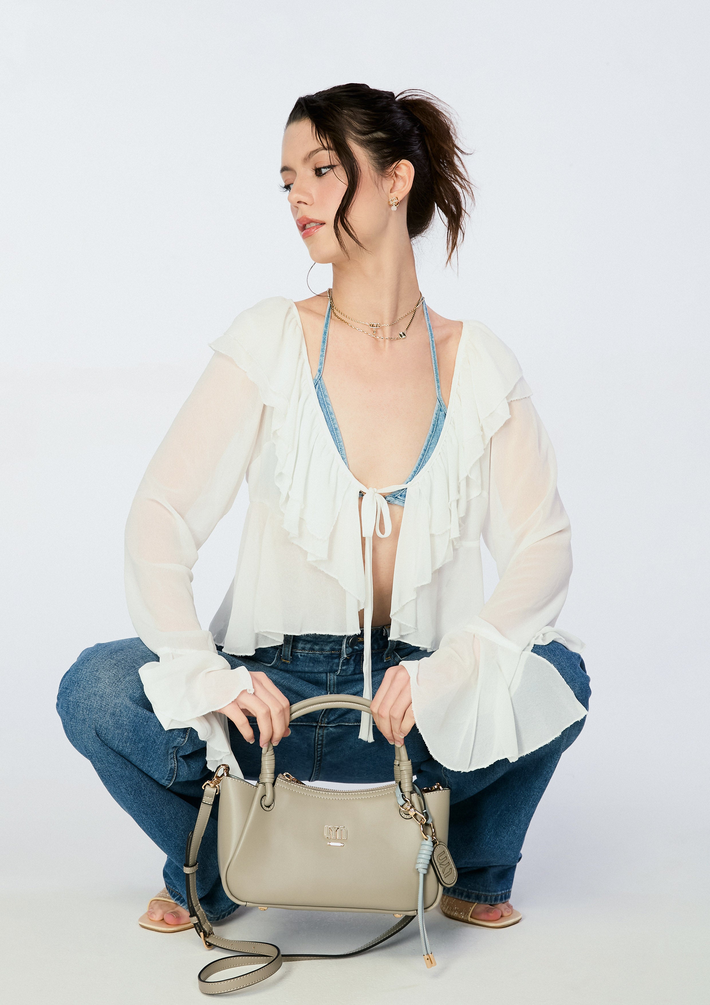 กระเป๋าสะพายไหล่ Kayla S