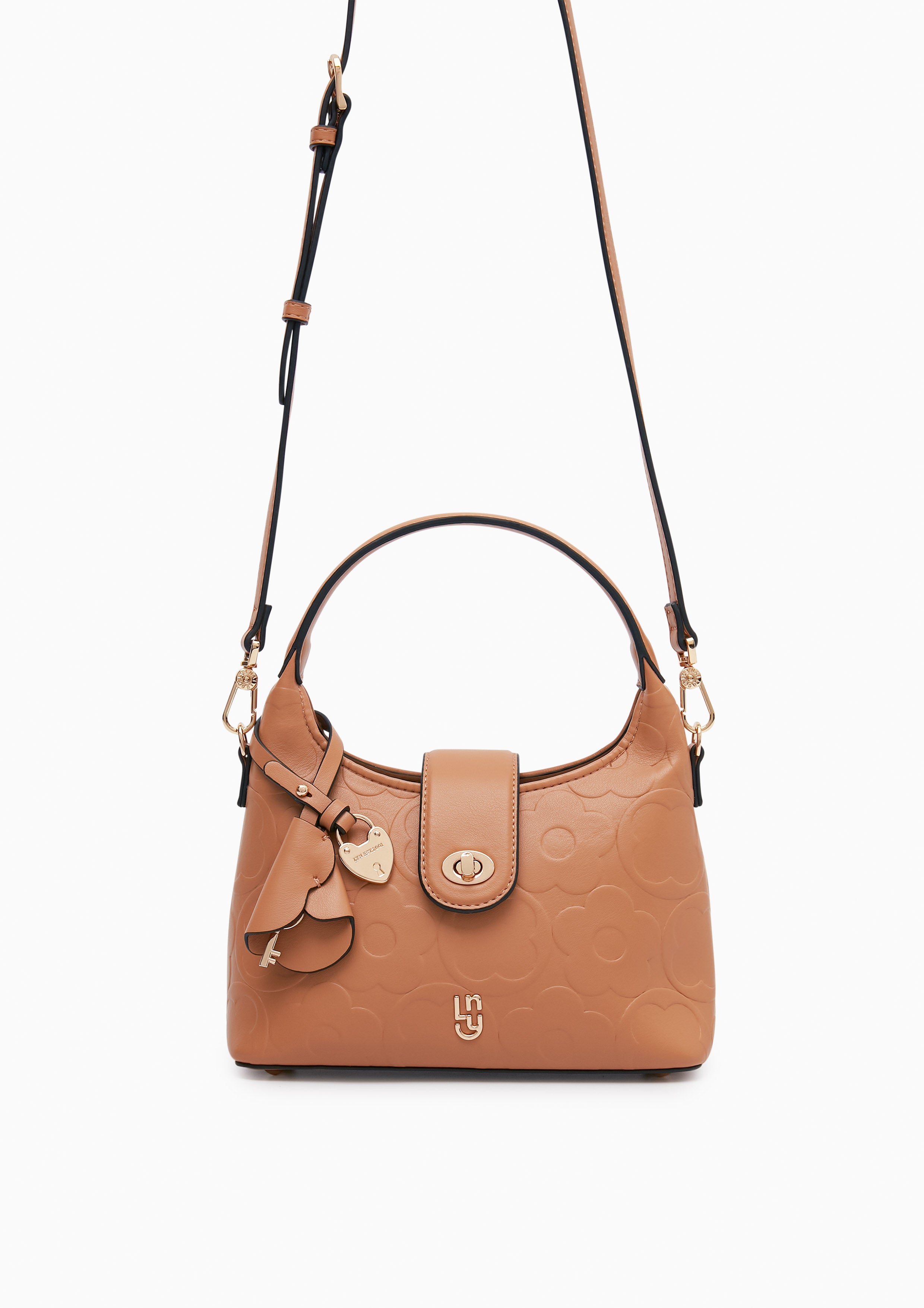 Lucinda Top Handle Bag Brown