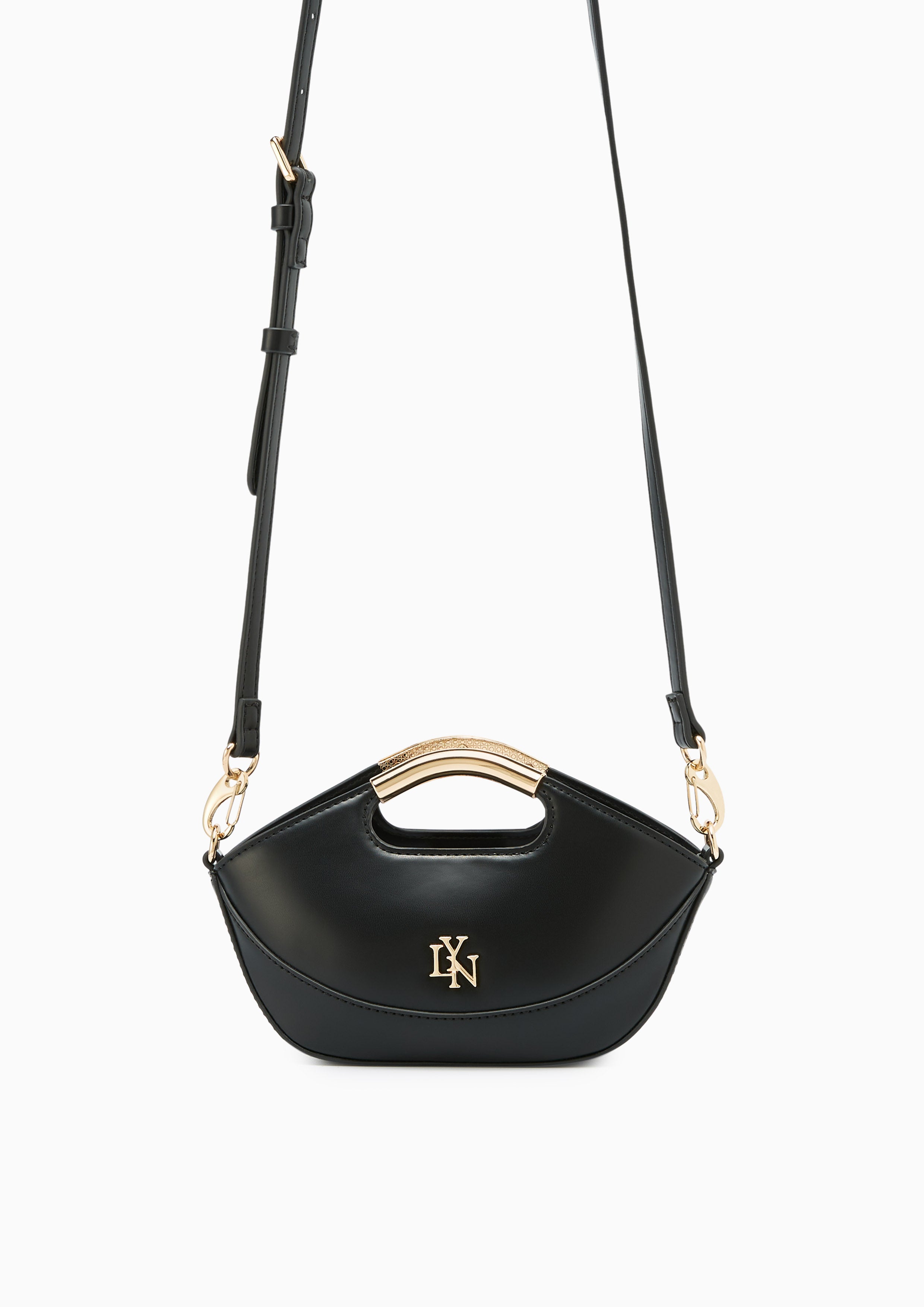 Chamomine Handle Bag Black